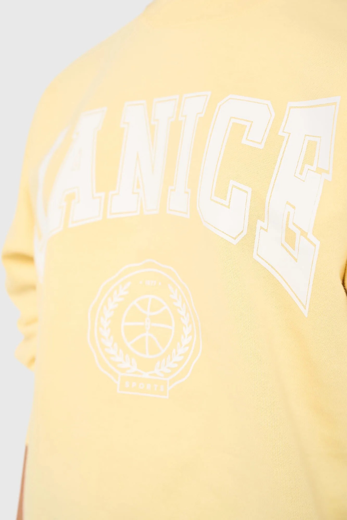 Gele Dames Sweater Katoen Owen Logo
