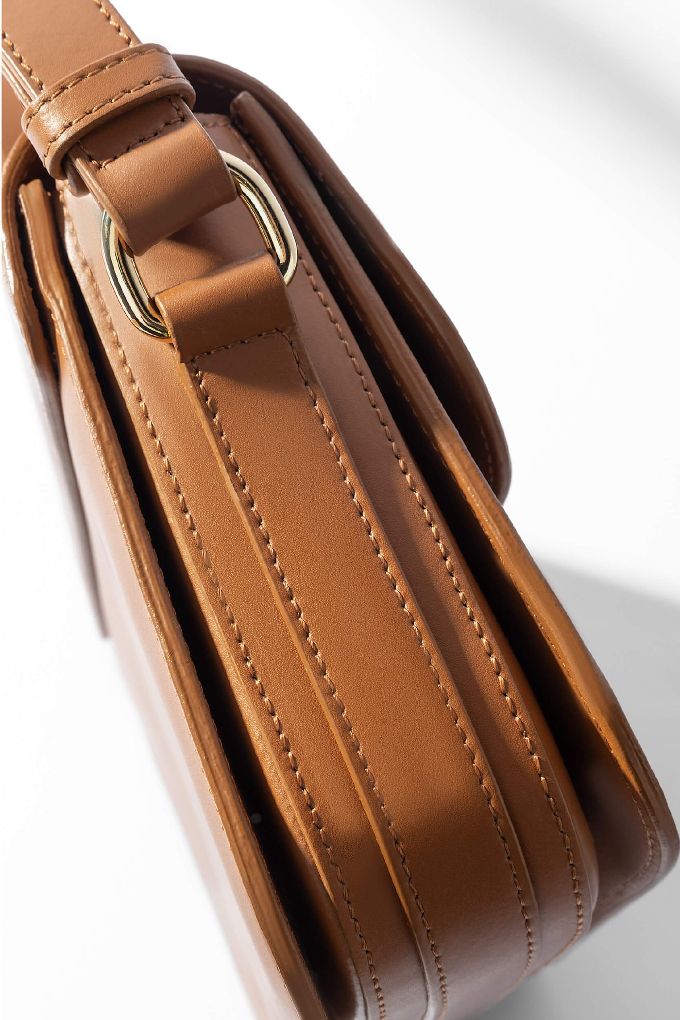 Leren Dames Tas Elias Camel