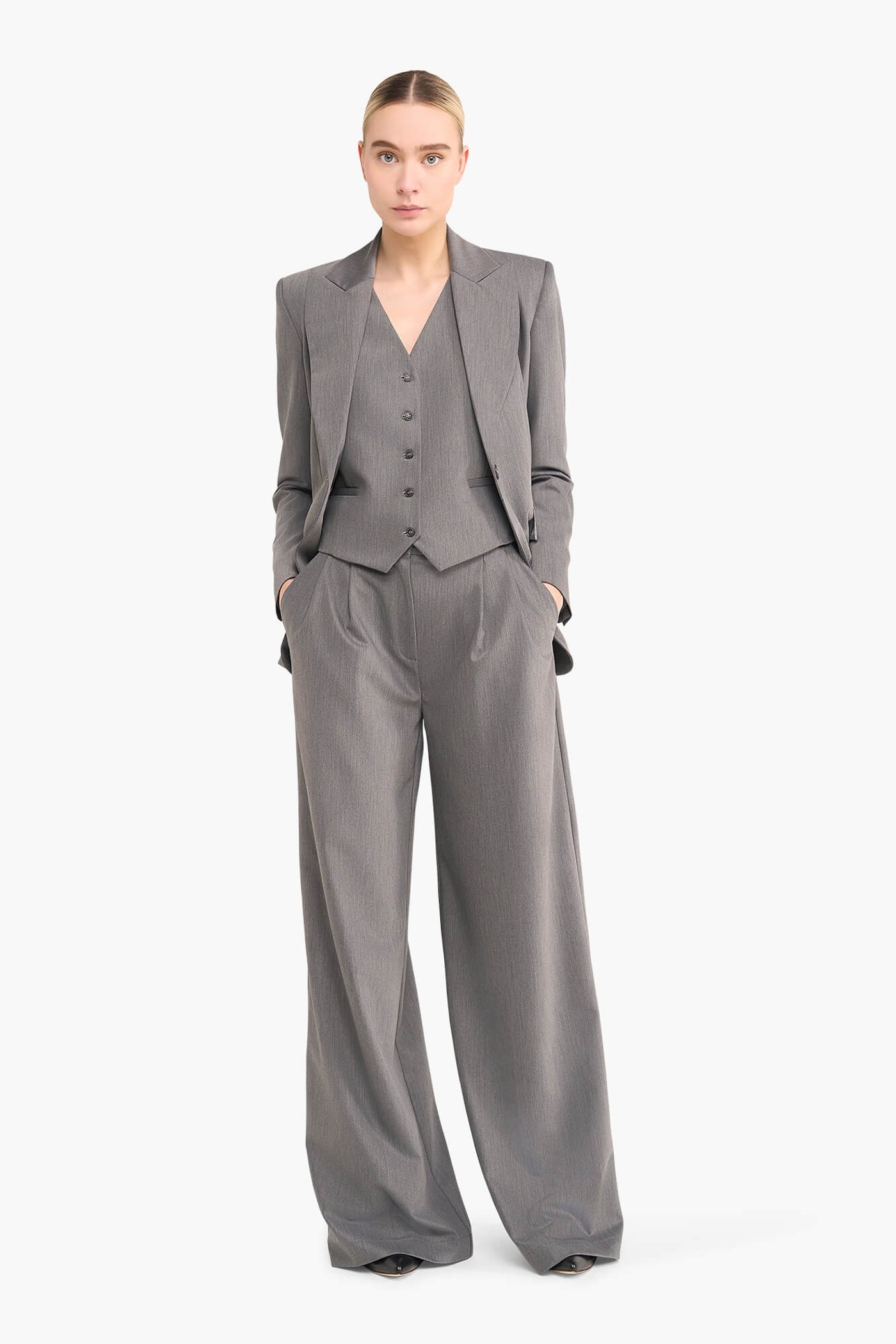 Blazer Dames Getailleerd Marcus Grijs