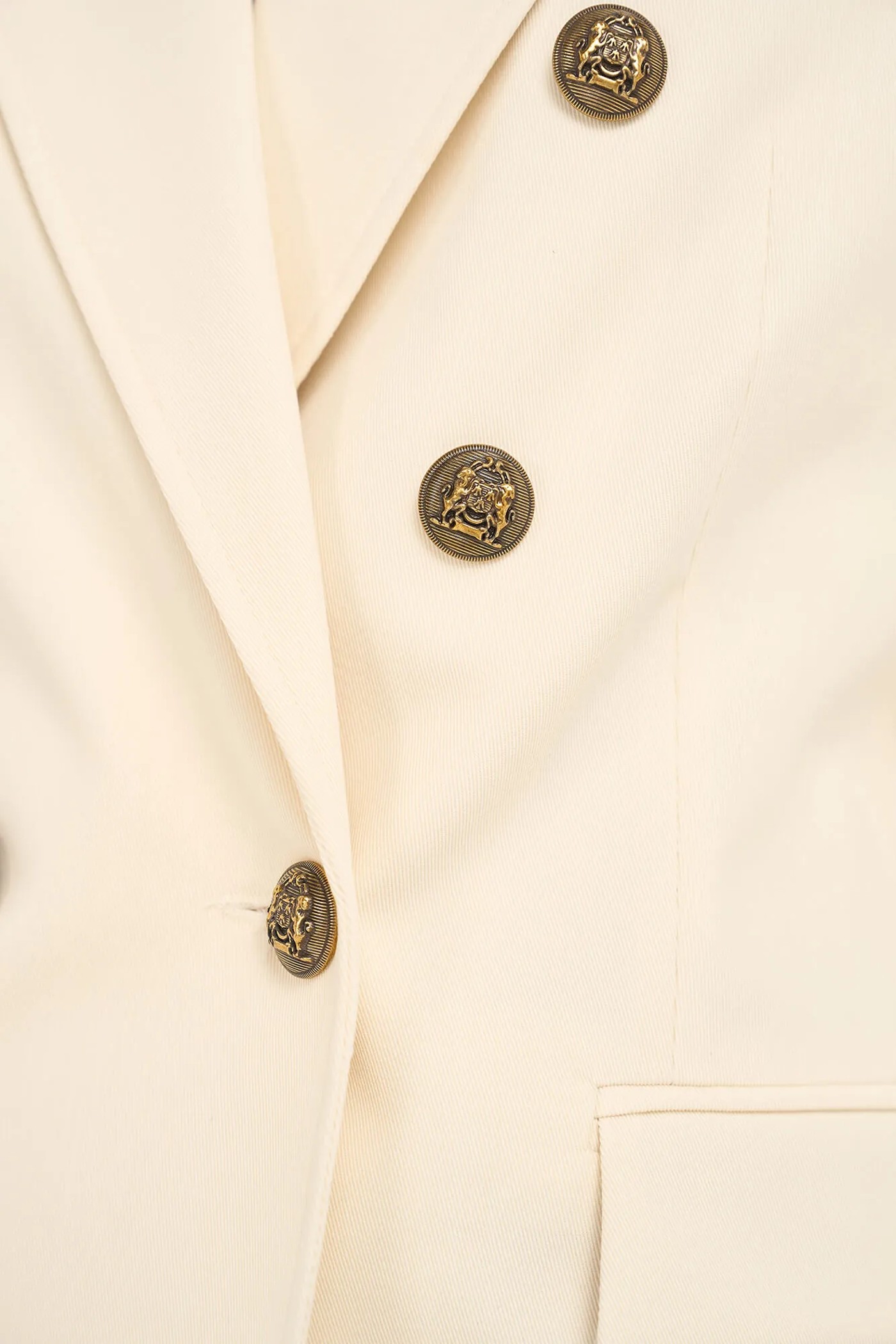 Blazer Dames Knopen Getailleerd Connor Off White