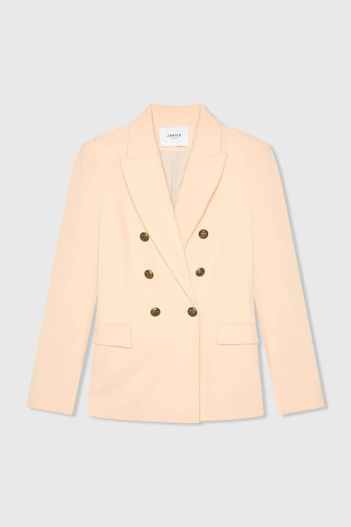 Blazer Dames Knopen Getailleerd Connor Peach