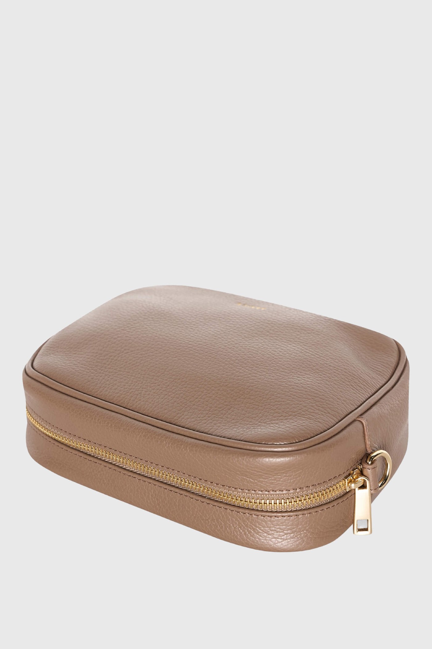 Leren Crossbody Dames Bruce Taupe