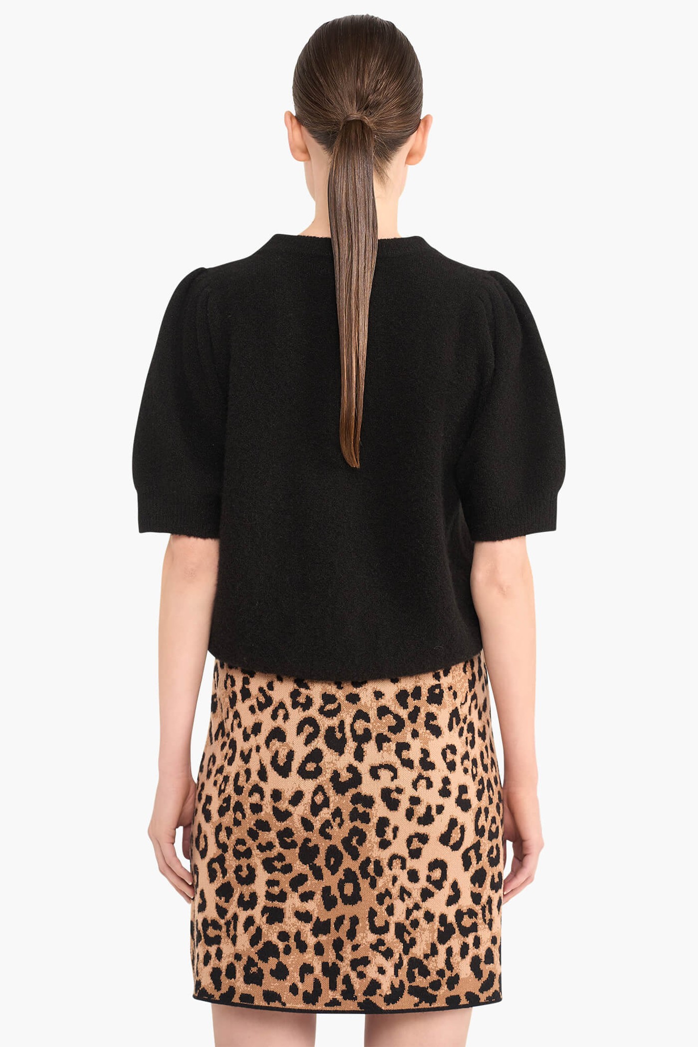 Rokje Gebreid Stretch Viscose Rodger Panterprint