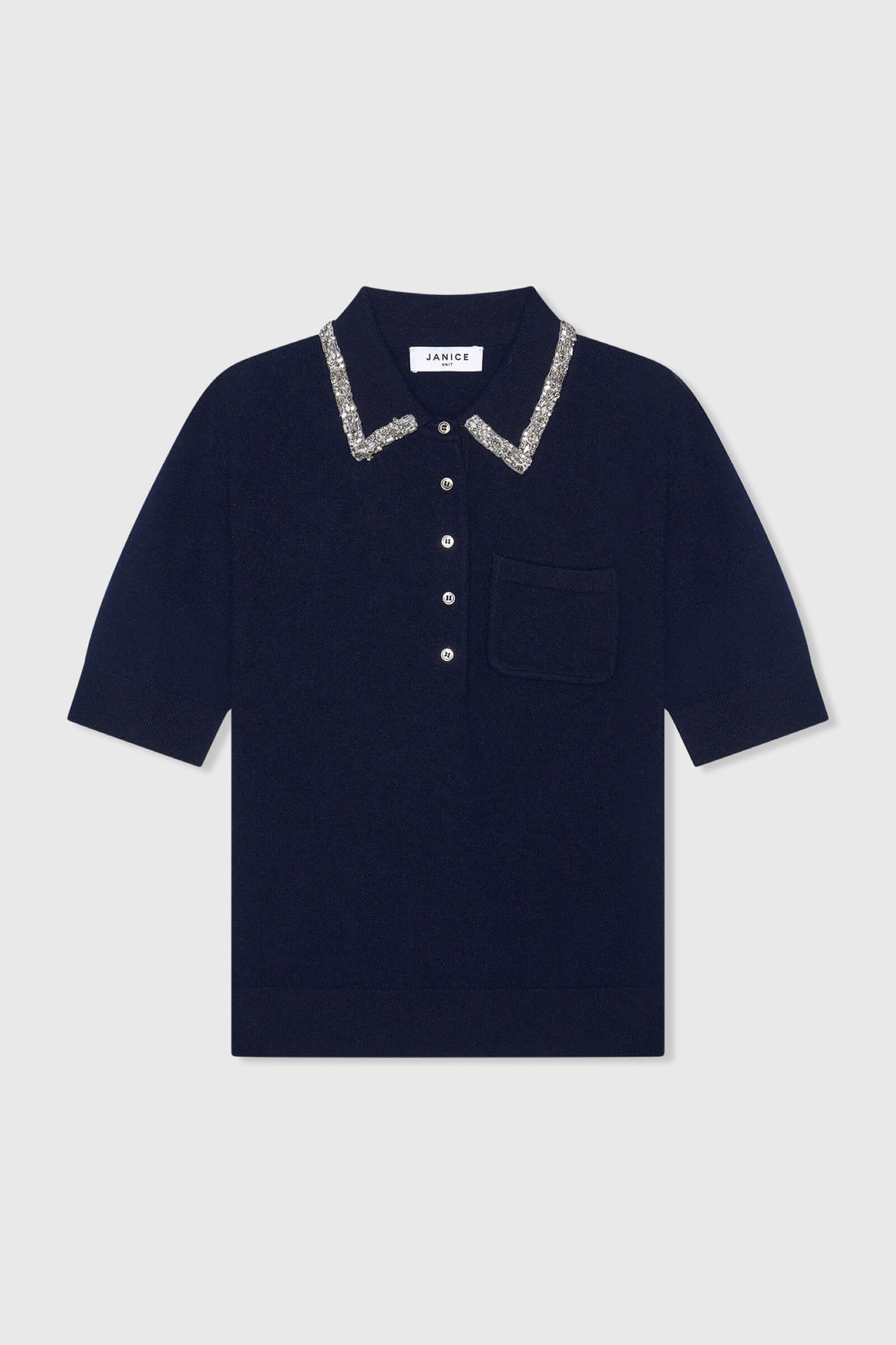 Rebel Donkerblauw Steentjes