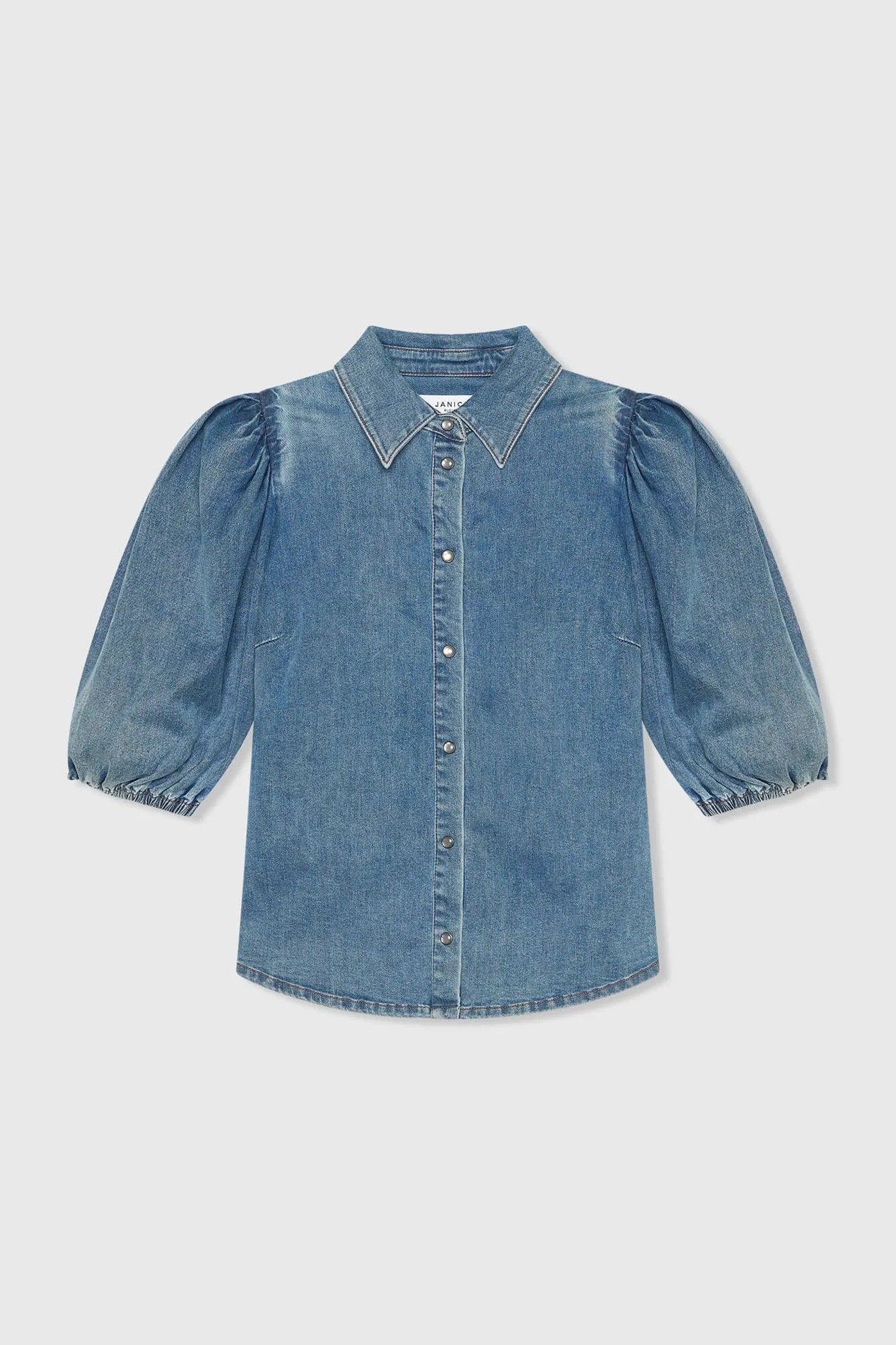 Blouse Dames Denim Pofmouw Lars 932