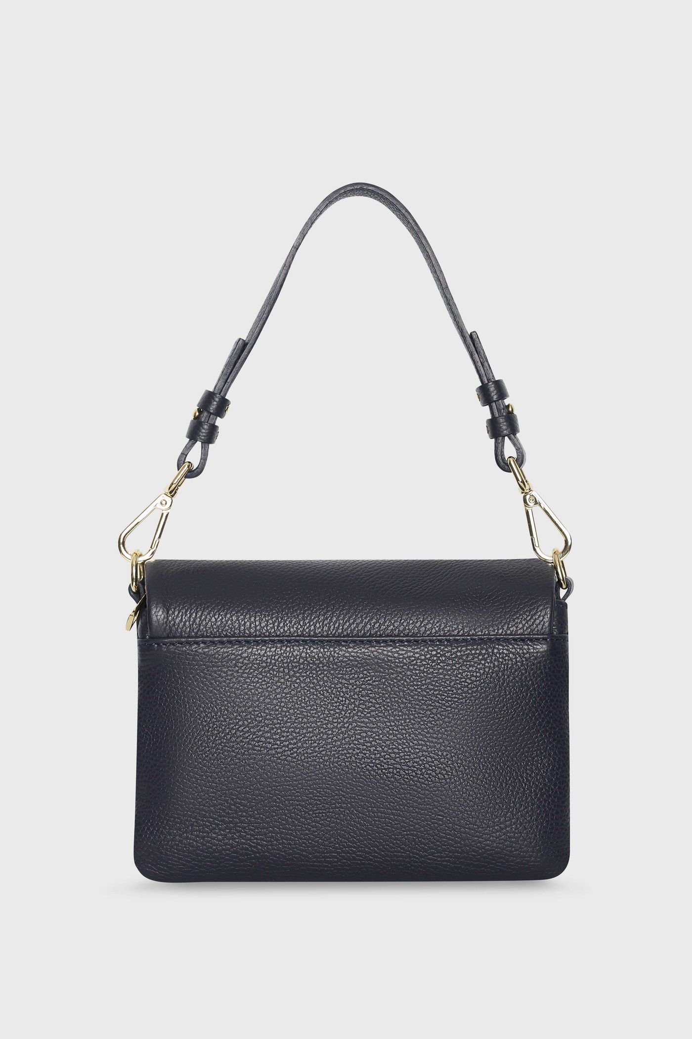 Leren Schoudertas Dames Skylar Navy Blue