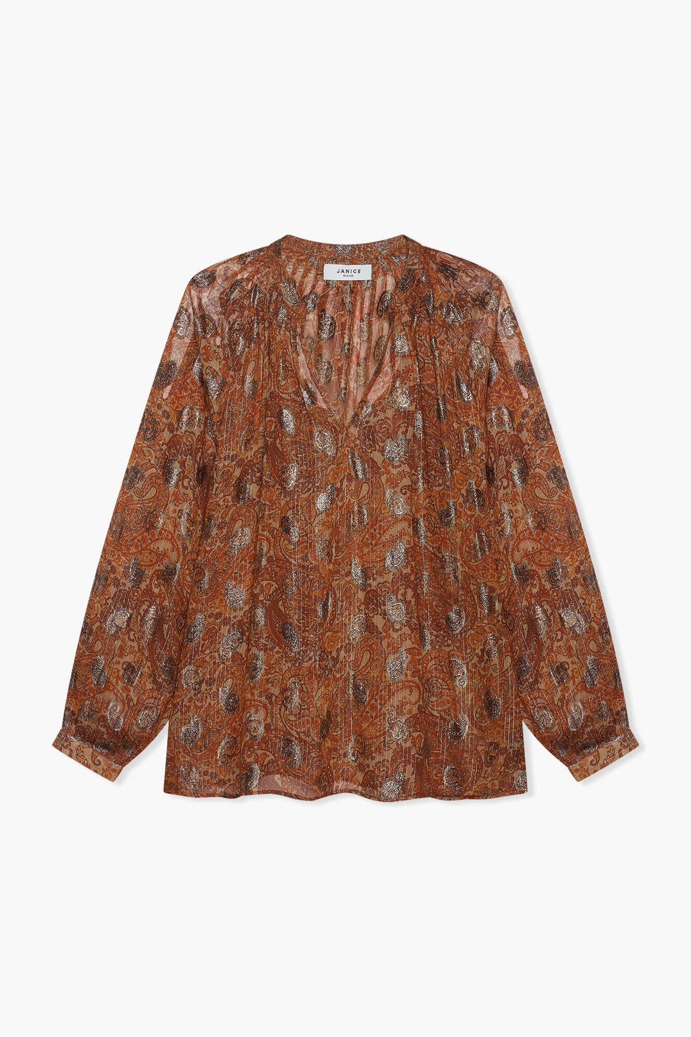 Blouse Dames Bruin Landon Paisley