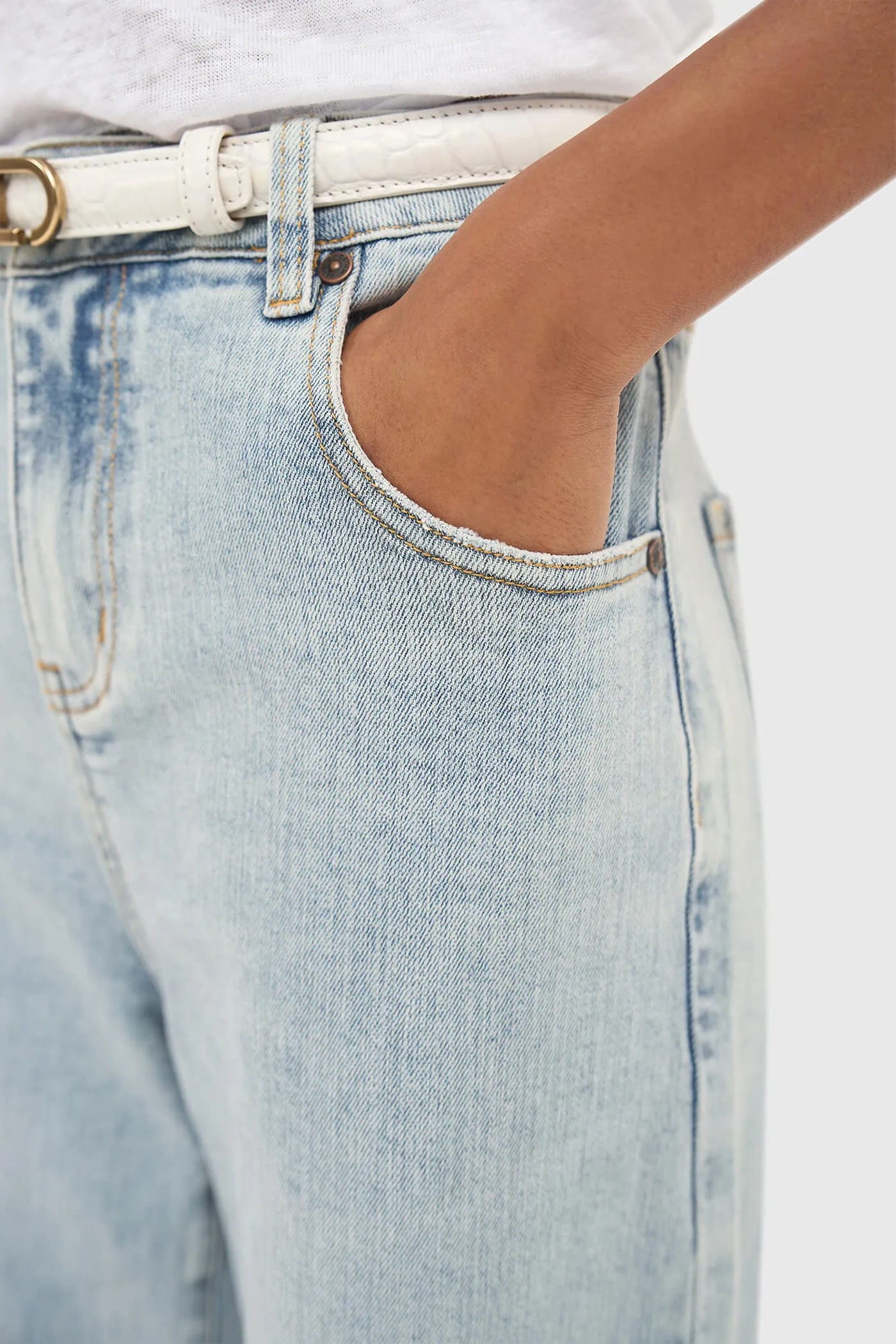 Barrel Jeans Dames Mid Rise Stretch Baxter Blauw 565