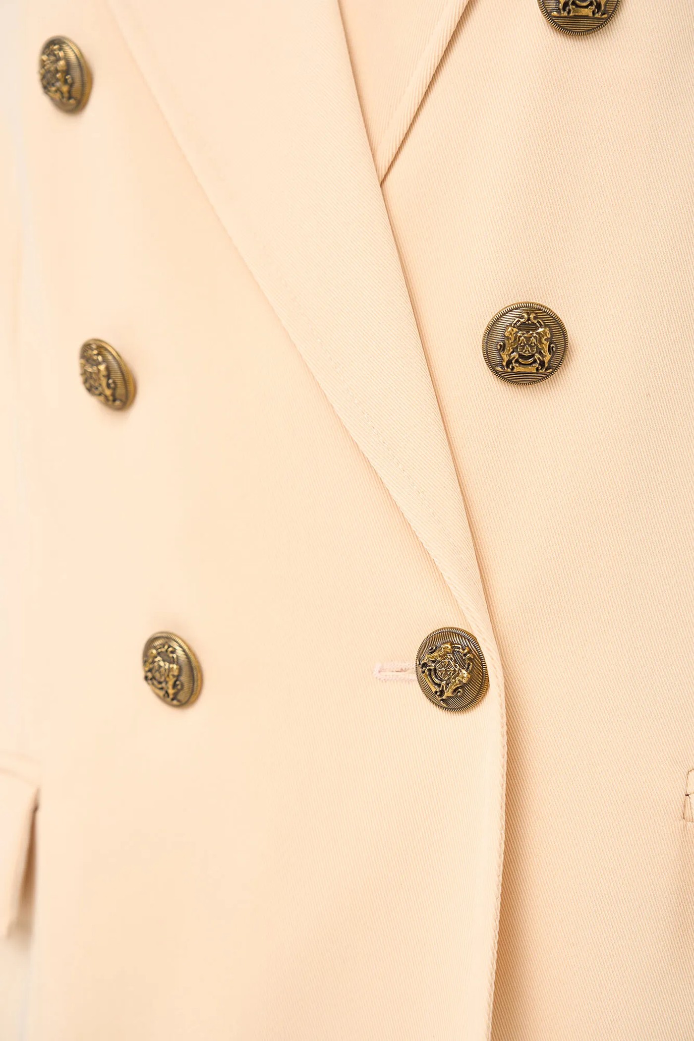 Blazer Dames Knopen Getailleerd Connor Peach