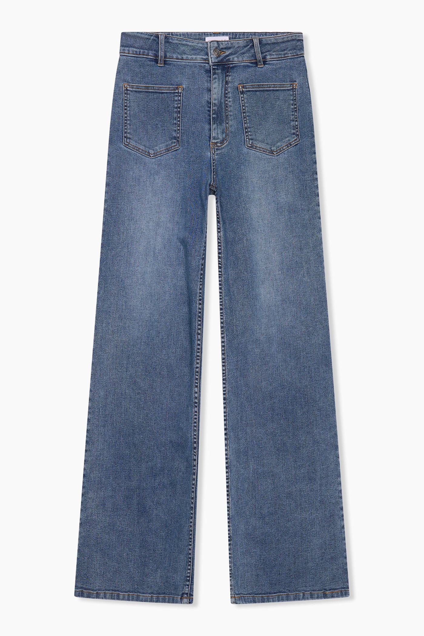 High Rise Flared Jeans Dames Jagger Blauw 422