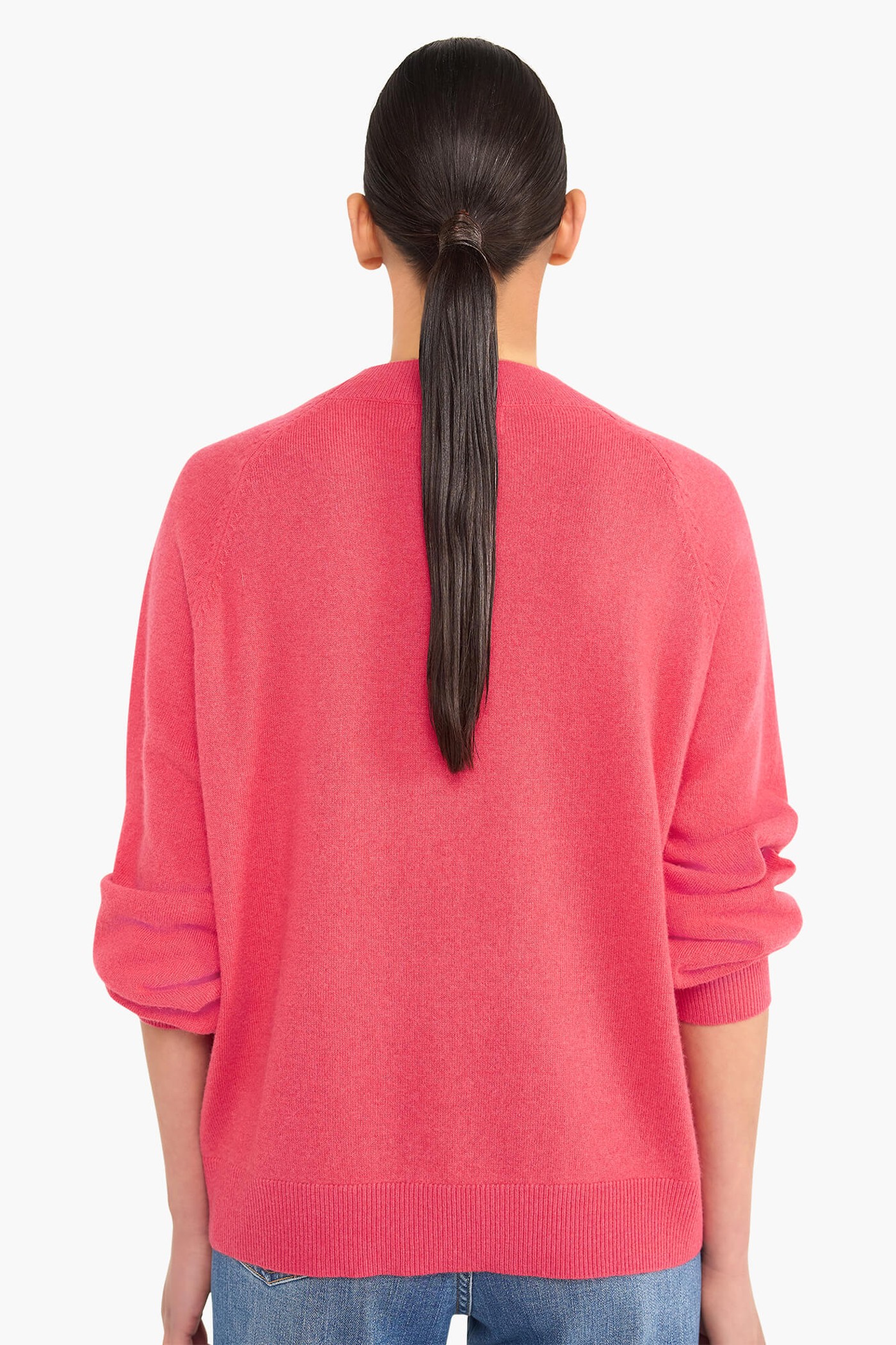 Cashmere Trui Dames Harvey Coraal