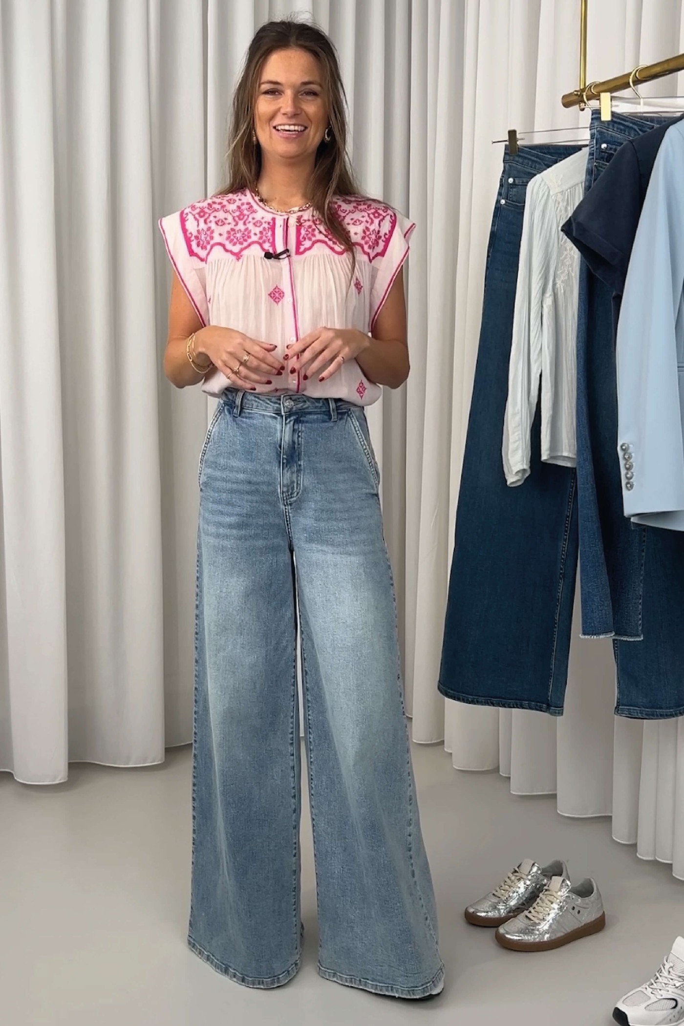 Dexter wide leg jeans