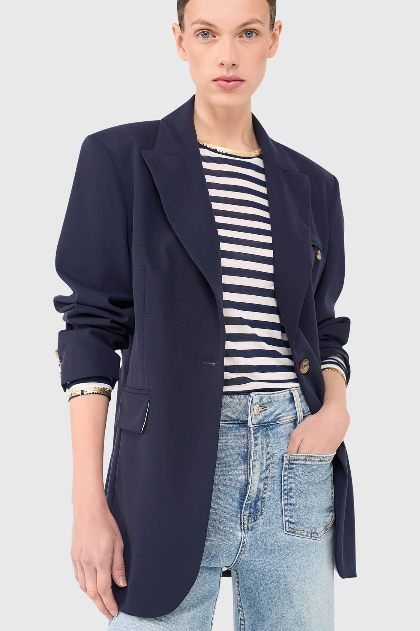 Hank Blazer Donker Blauw
