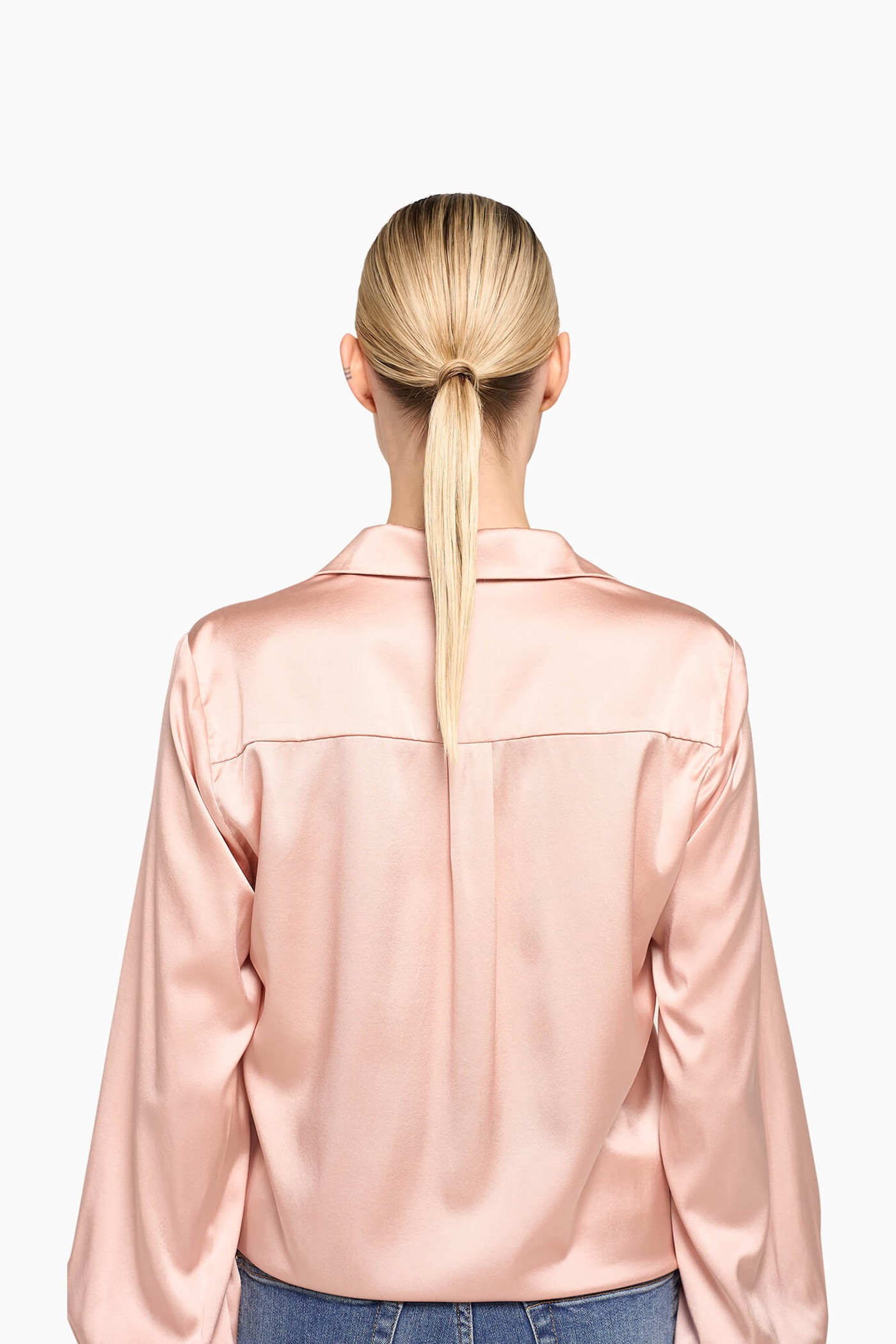 Zijden Blouse Dames Bobby Roze