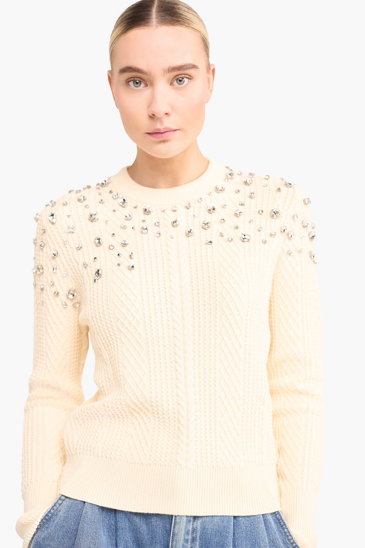 TRUI DAMES KABELS STEENTJES CRAIG ROOM WHITE