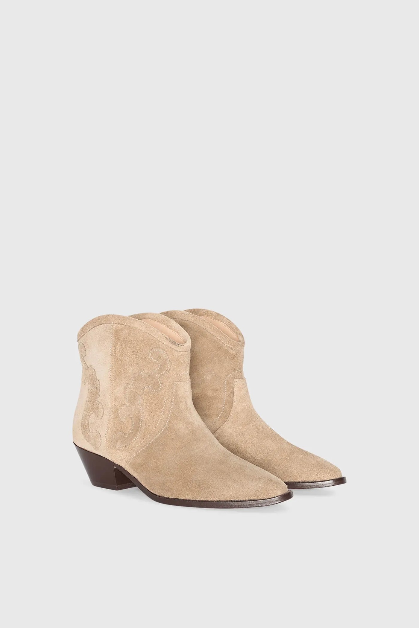Western Laarsje Boots Dames Hayden Beige
