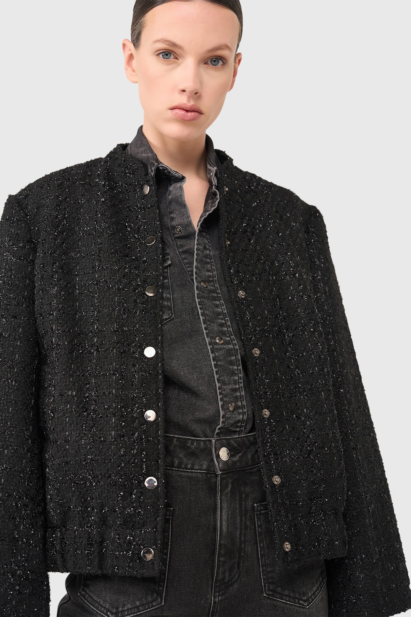 Maddox Zwart Lurex