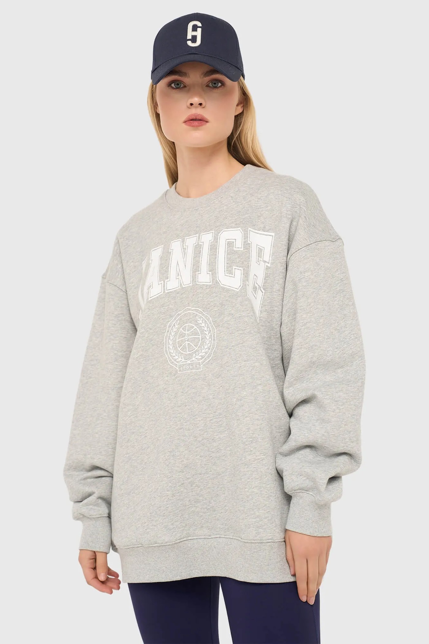 Sweater Dames Oversized Grijs Oliver