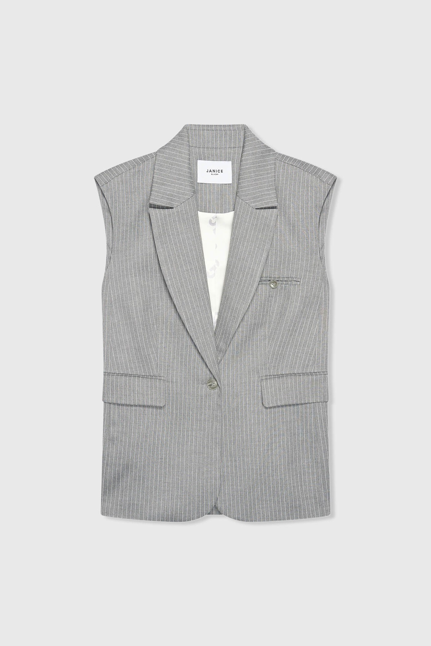 Marvin Blazer Grijs Streep