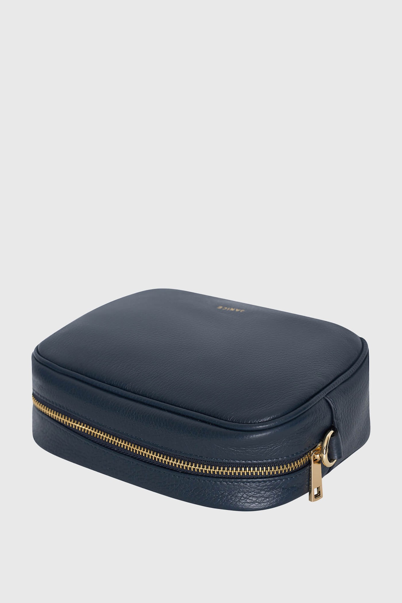 Leren Crossbody Dames Bruce Navy Blue