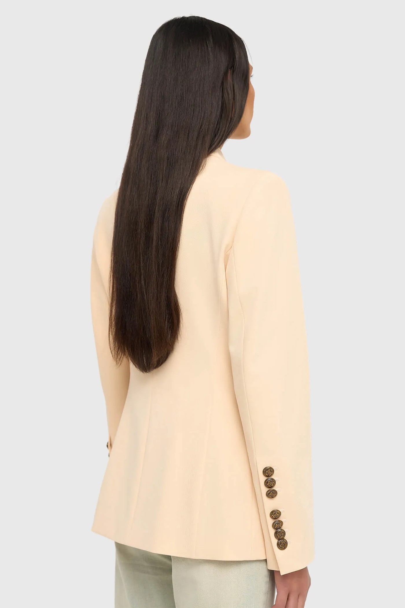 Blazer Dames Knopen Getailleerd Connor Peach