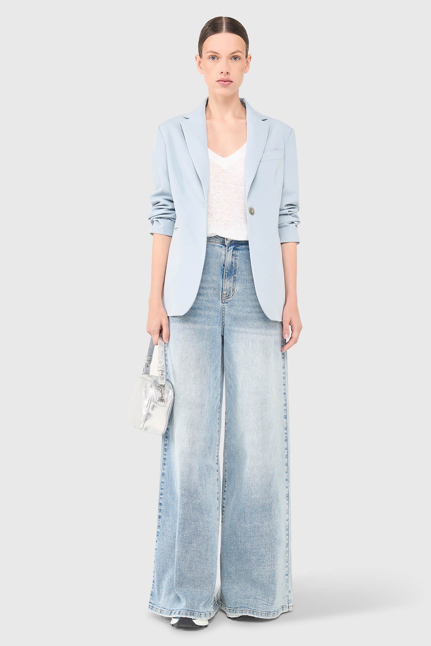 JEREMY BLAZER LICHT BLAUW