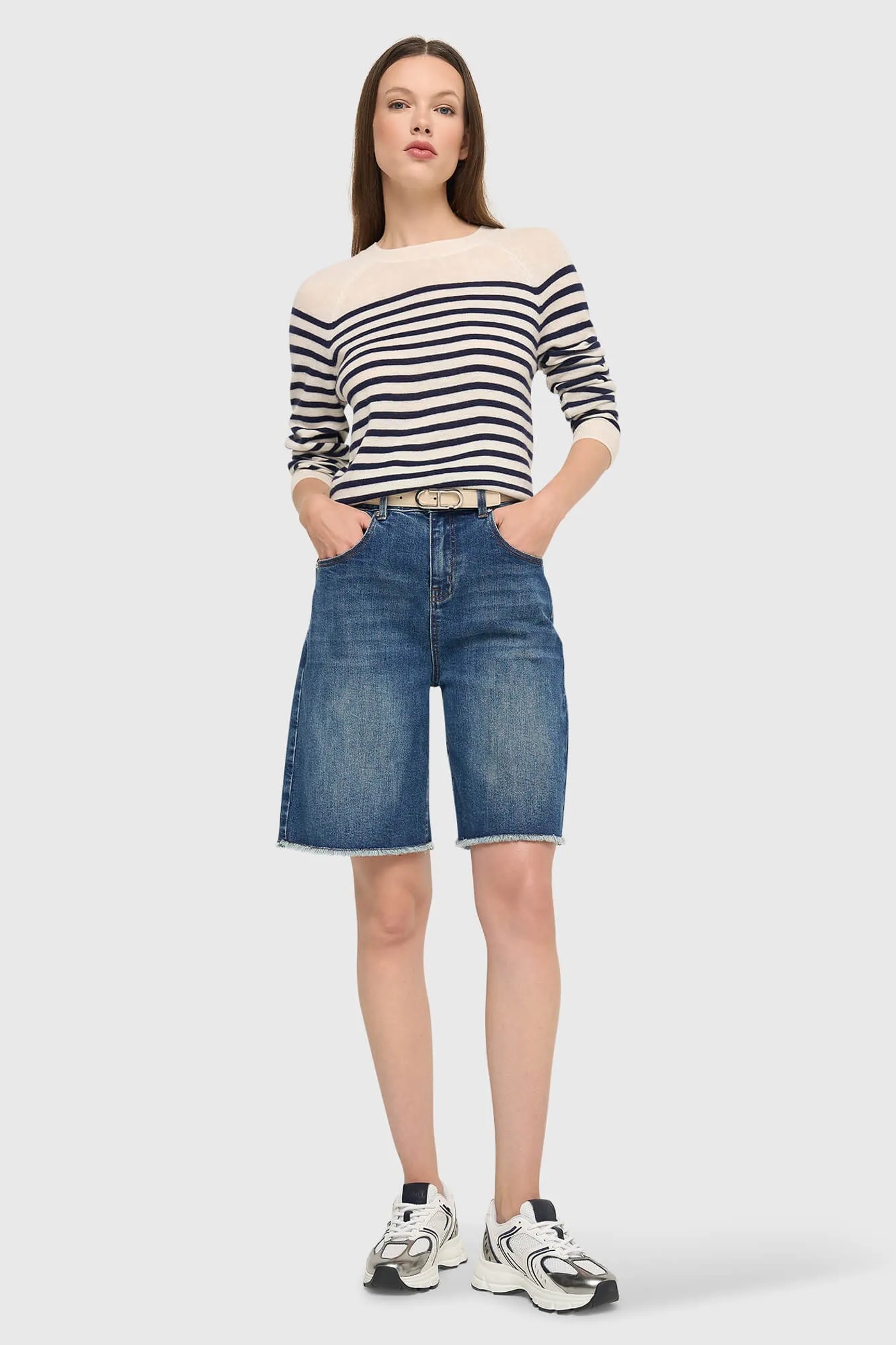 Shorts Denim Dames Bo Blauw 379