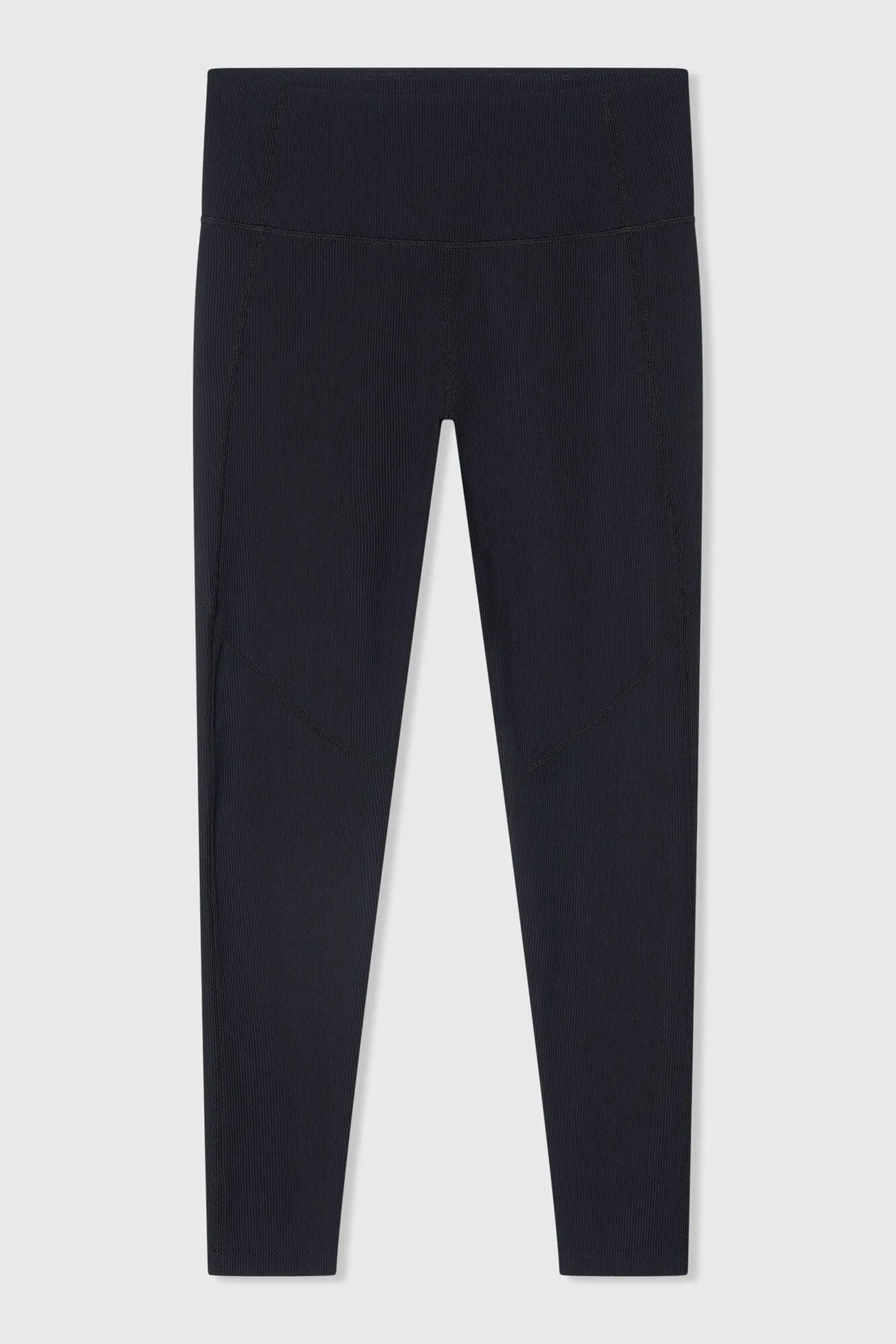 Zwarte Legging Dames Rib Sport Active Wear Ye