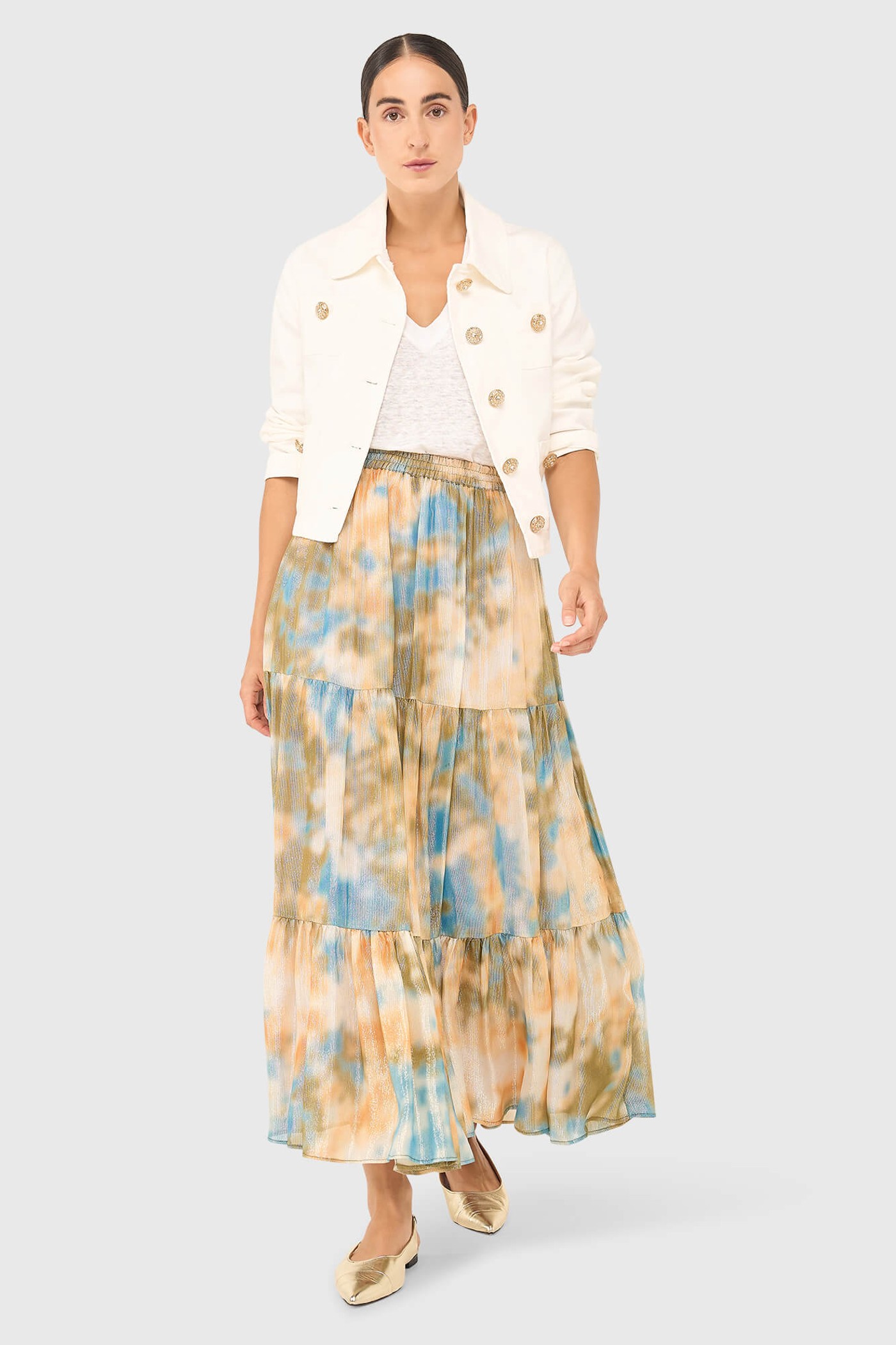 Tatum Spijkerjack Off White