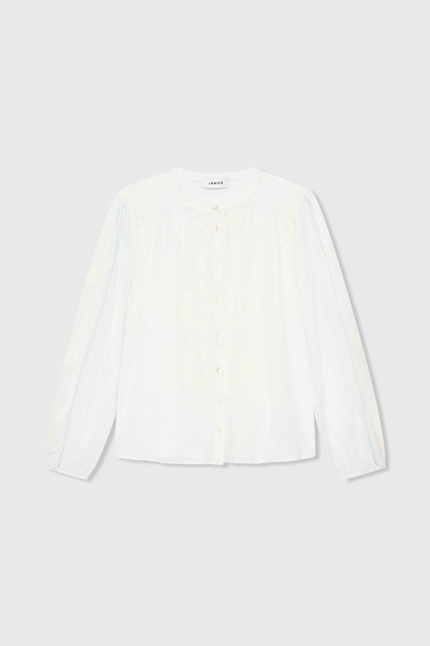 Austin Blouse Licht Blauw