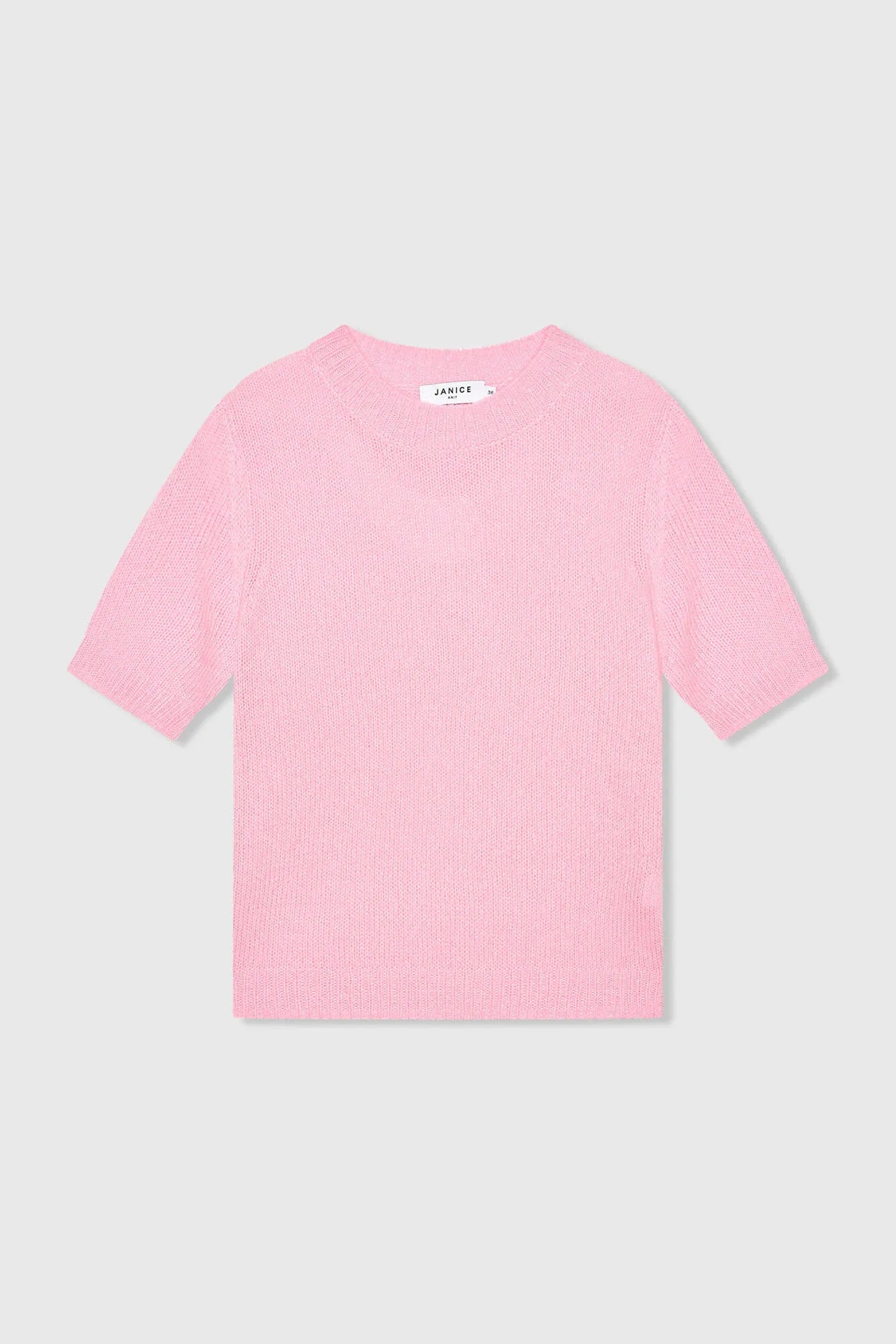 Cashmere Dames Truitje Korte Mouw Roze Eloi