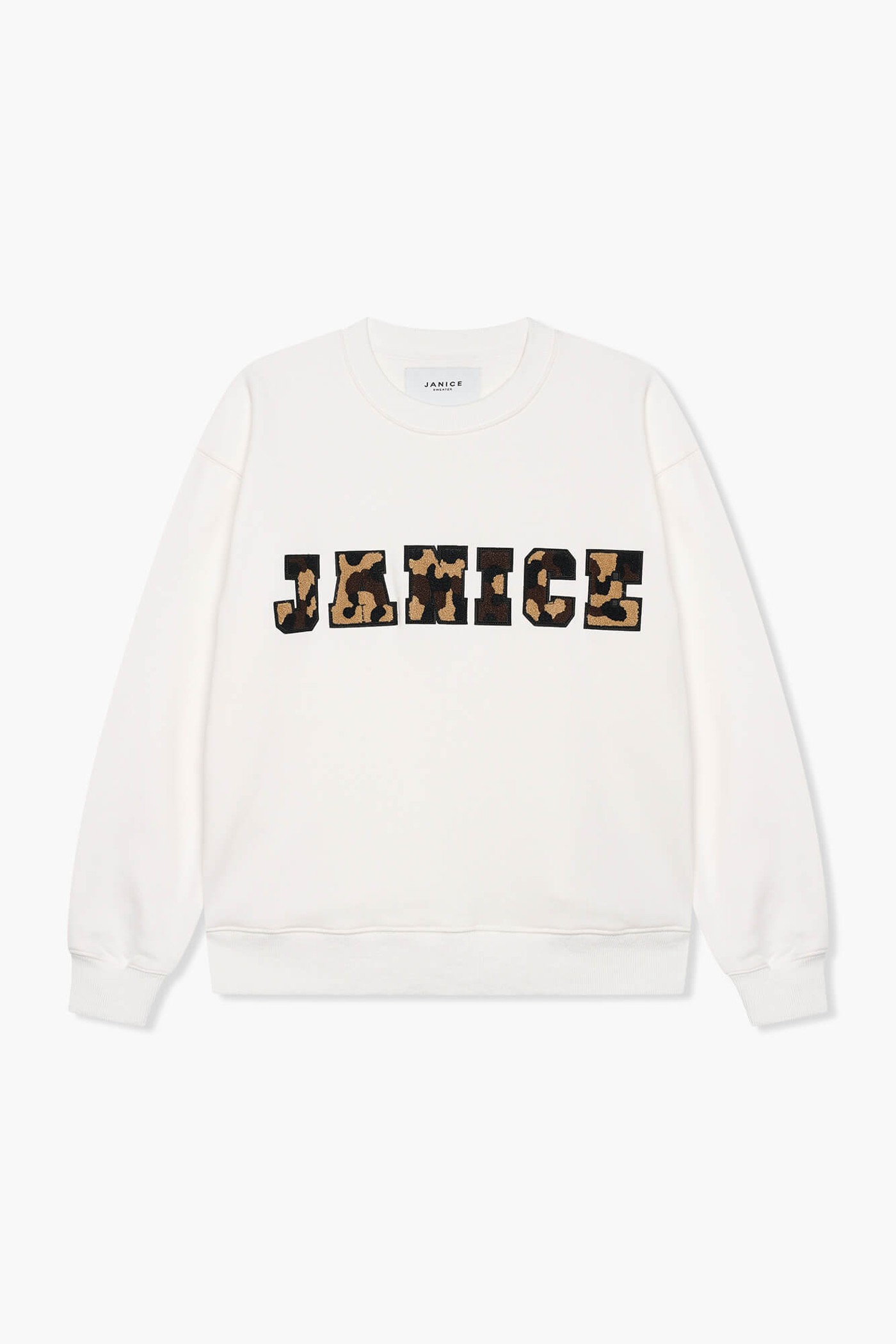 Sweater Dames Katoen Logo Camo Andy Off White
