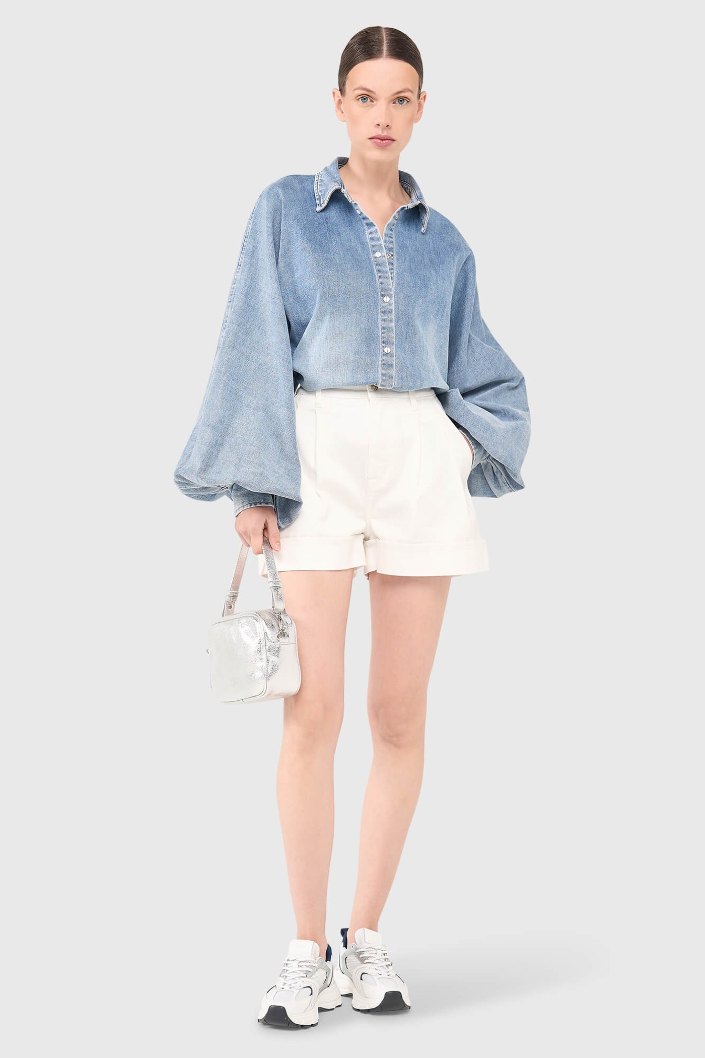 Arthur Denim Shorts Off White 000