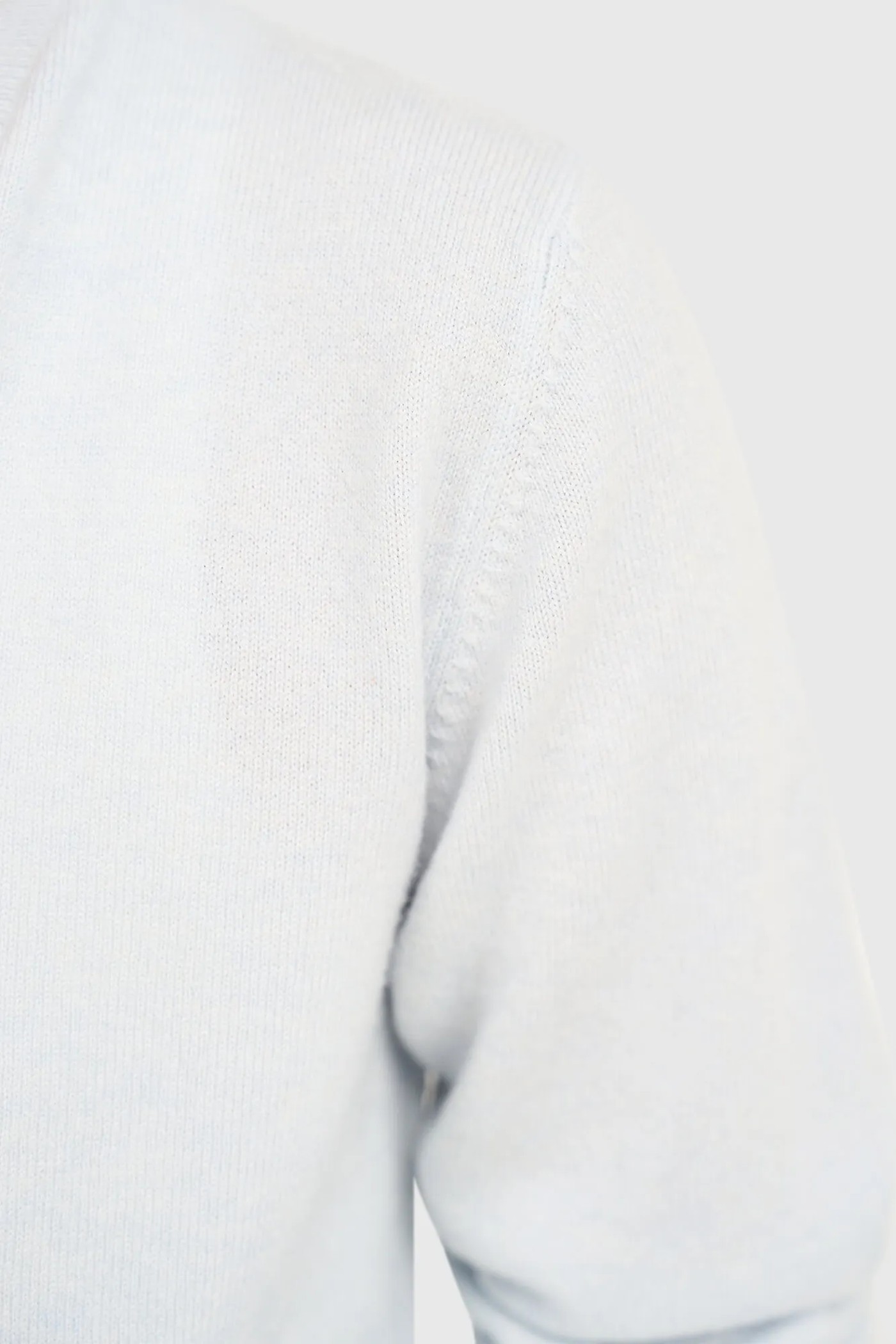 Cashmere Dames Vest Licht Blauw Lucas