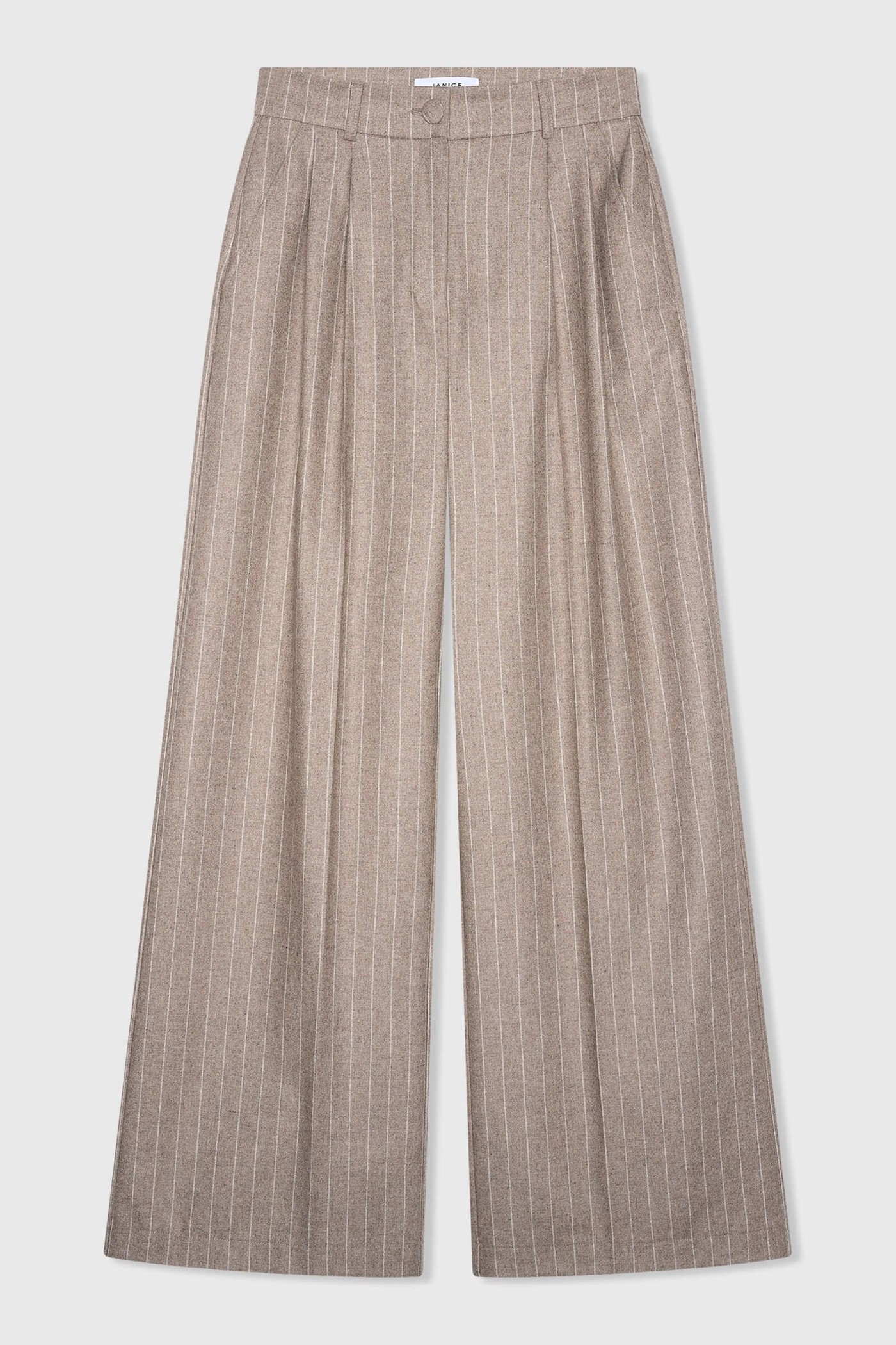 Dollar Pantalon Beige Gestreept