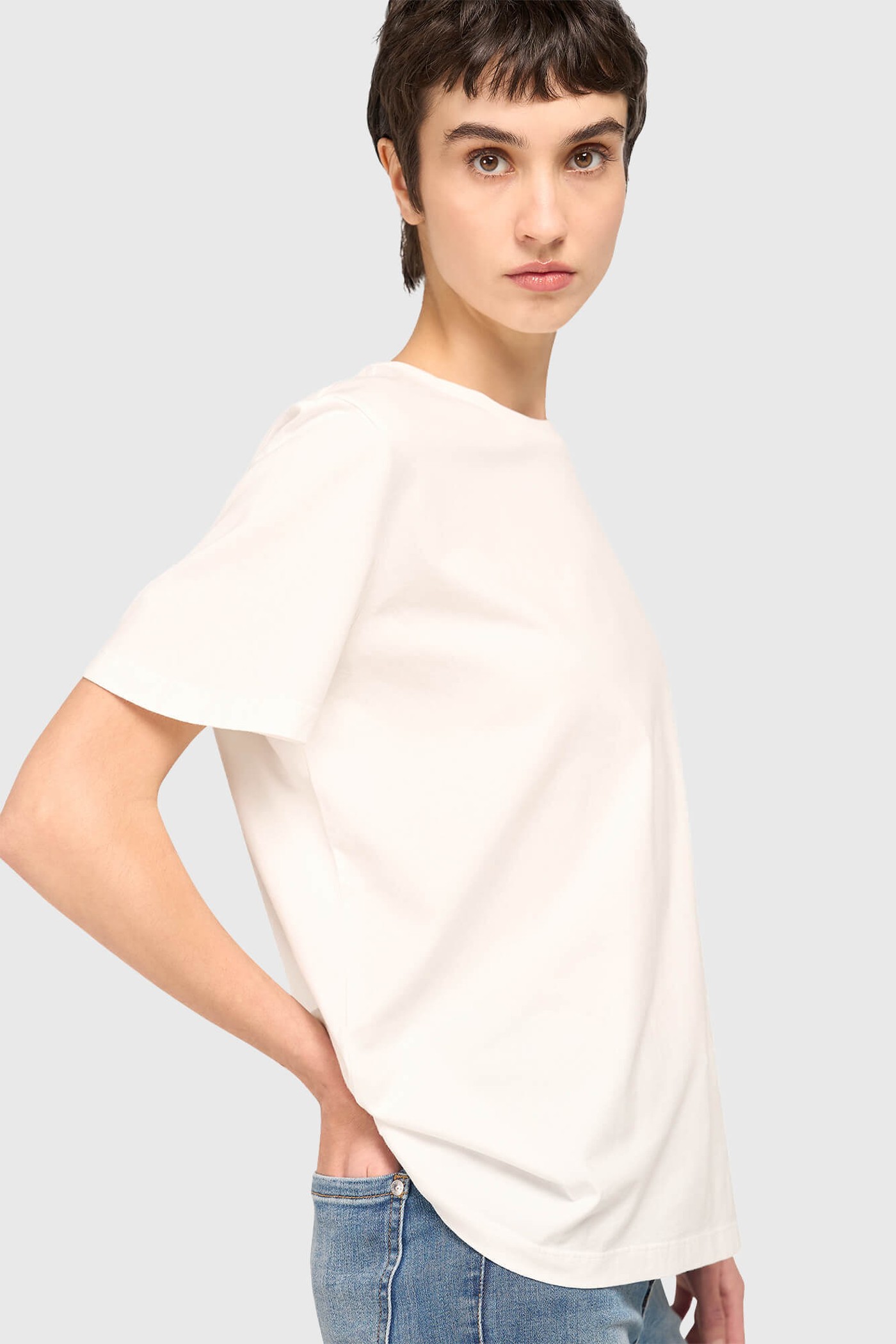 Wit Dames Shirt Rock White