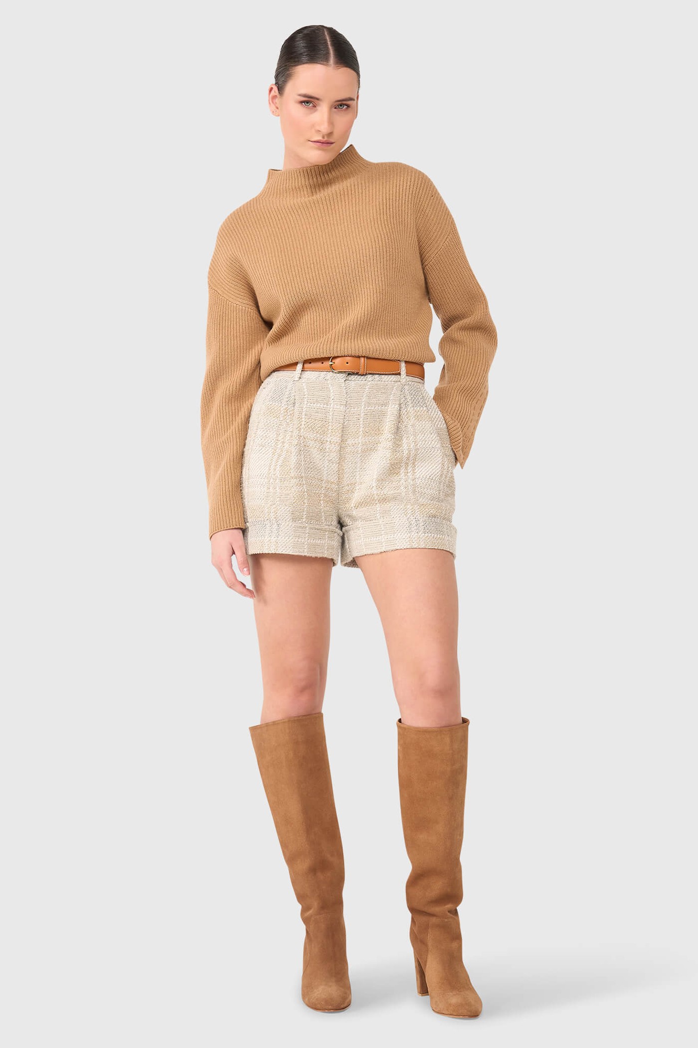 Arthur Grijs Tweed Lurex