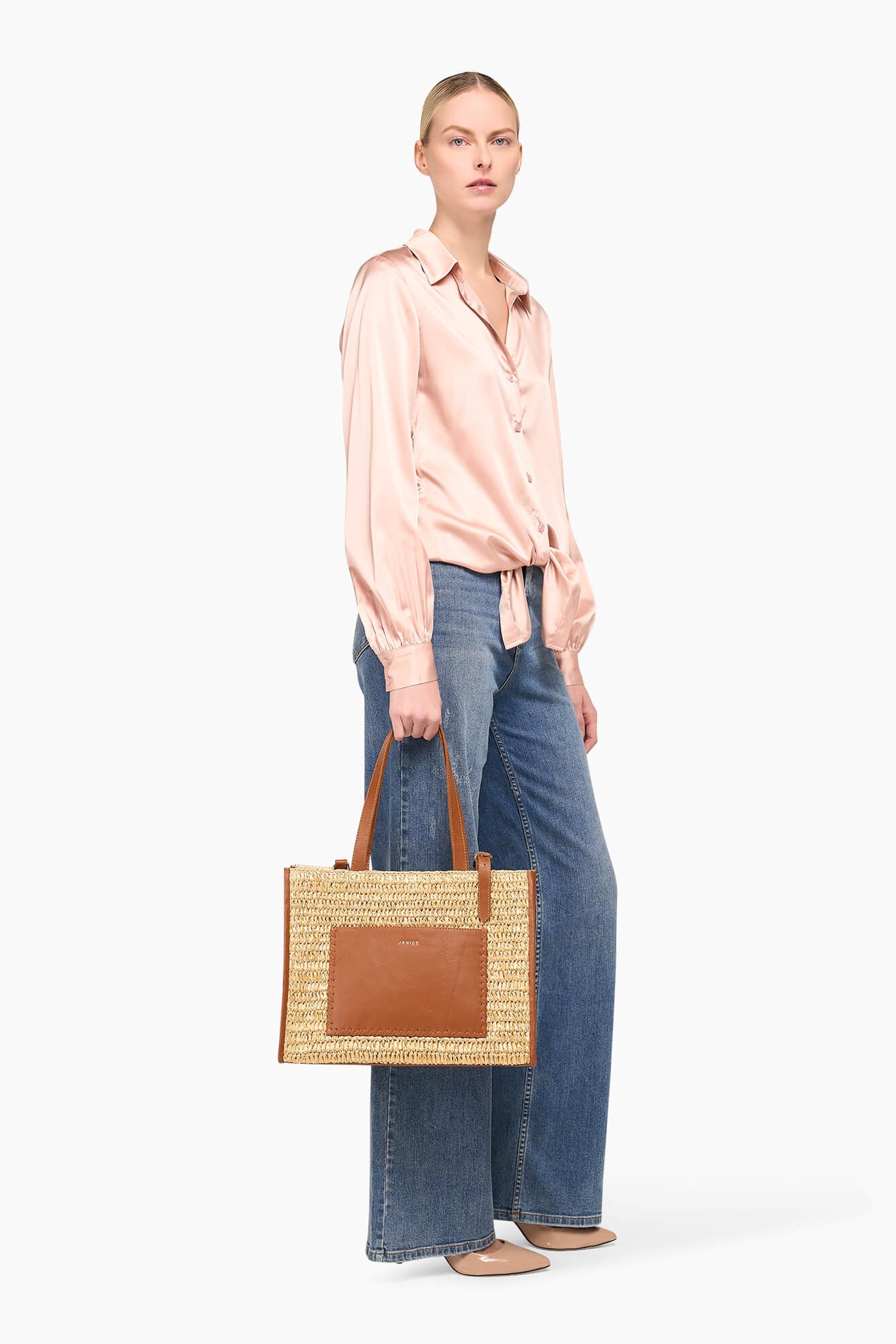 Zijden Blouse Dames Bobby Roze