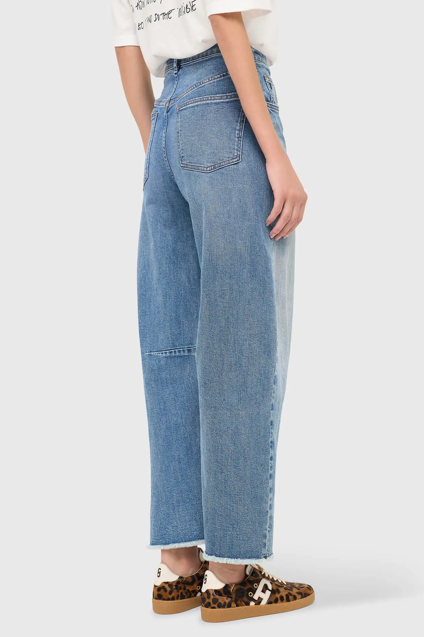 Barrel Jeans Dames Midrise Billy Blauw 379