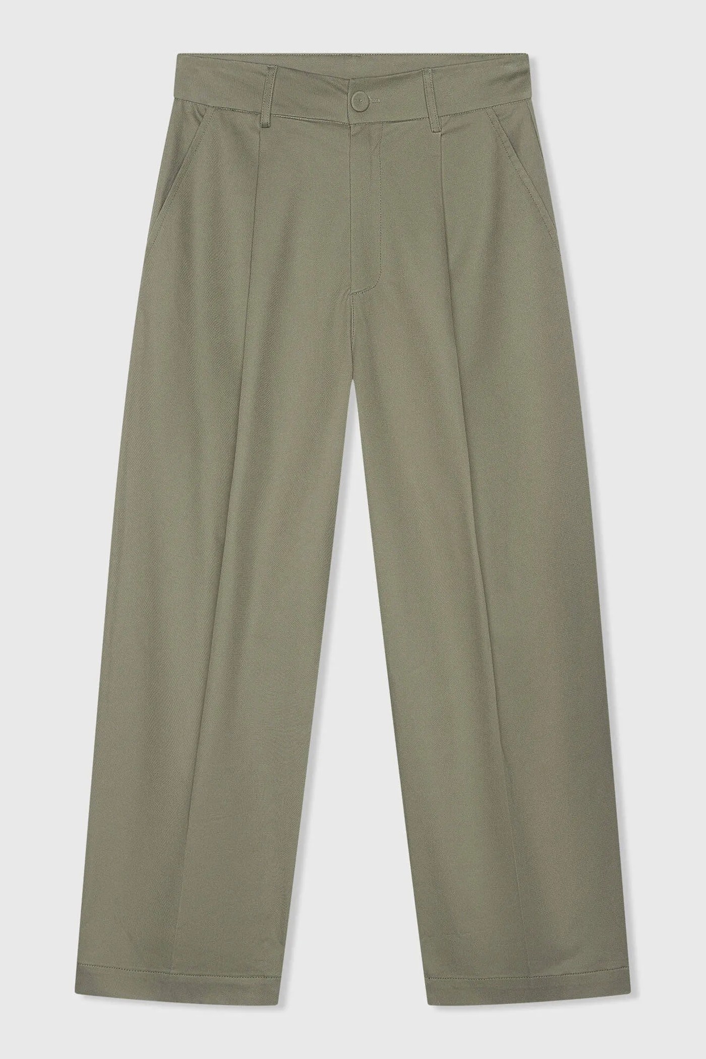 Groene Katoenen Paperbag Broek Steekzakken Barrel Balti