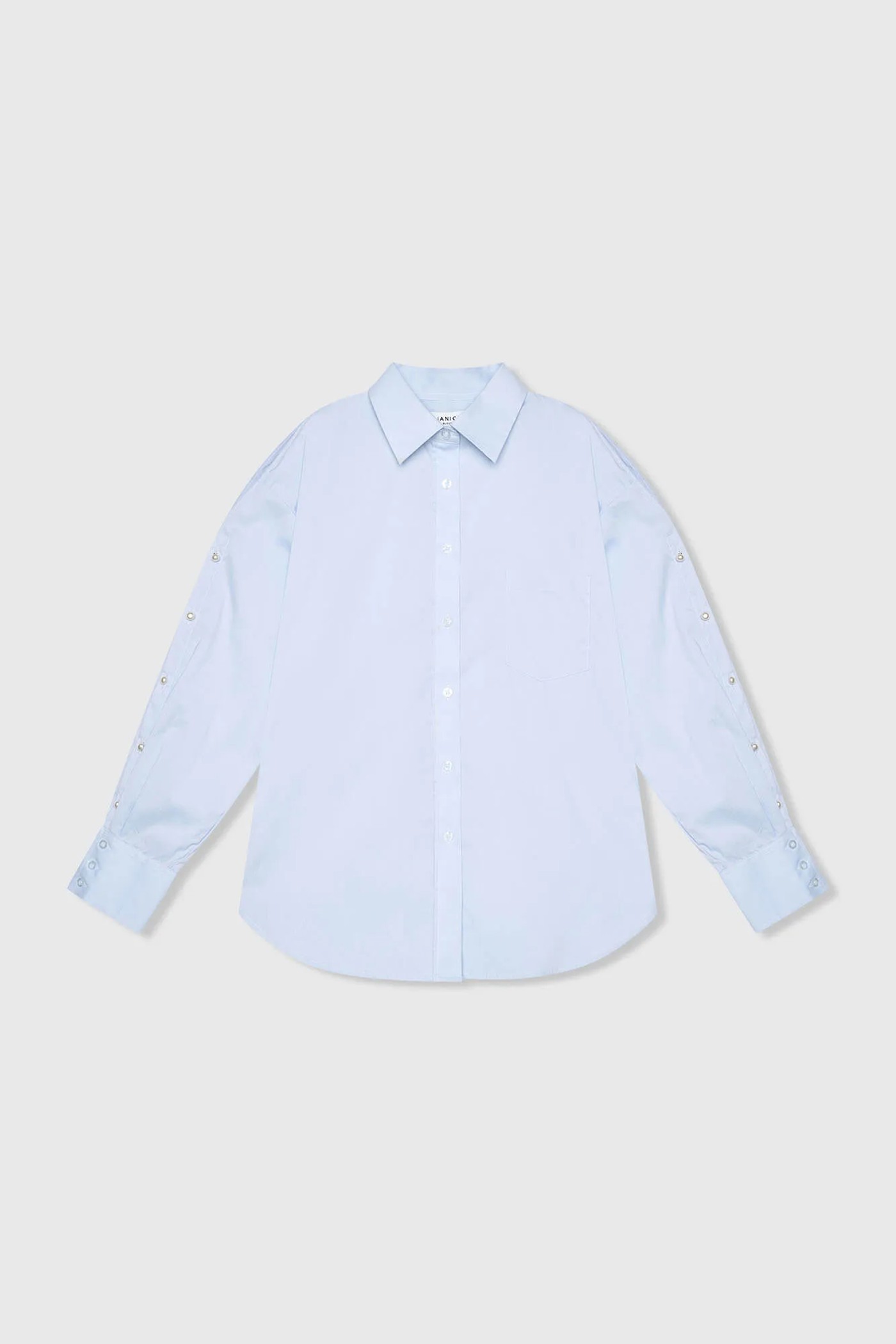 Blouse Dames Katoen Blauw Paul