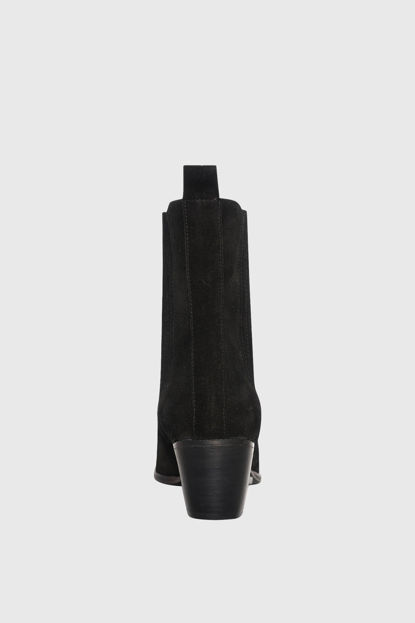Enkellaars Western Dames Suede Colt Zwart