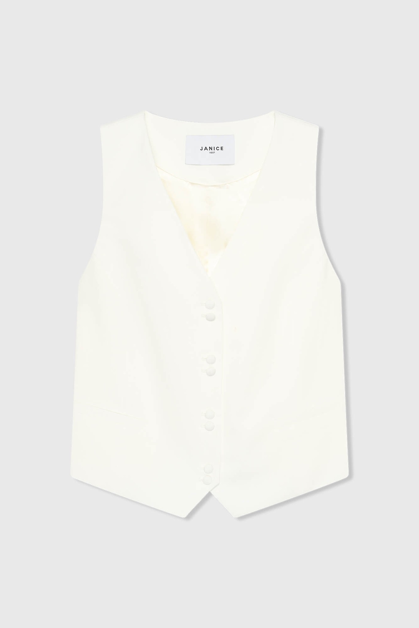 DAVE GILET OFF-WHITE