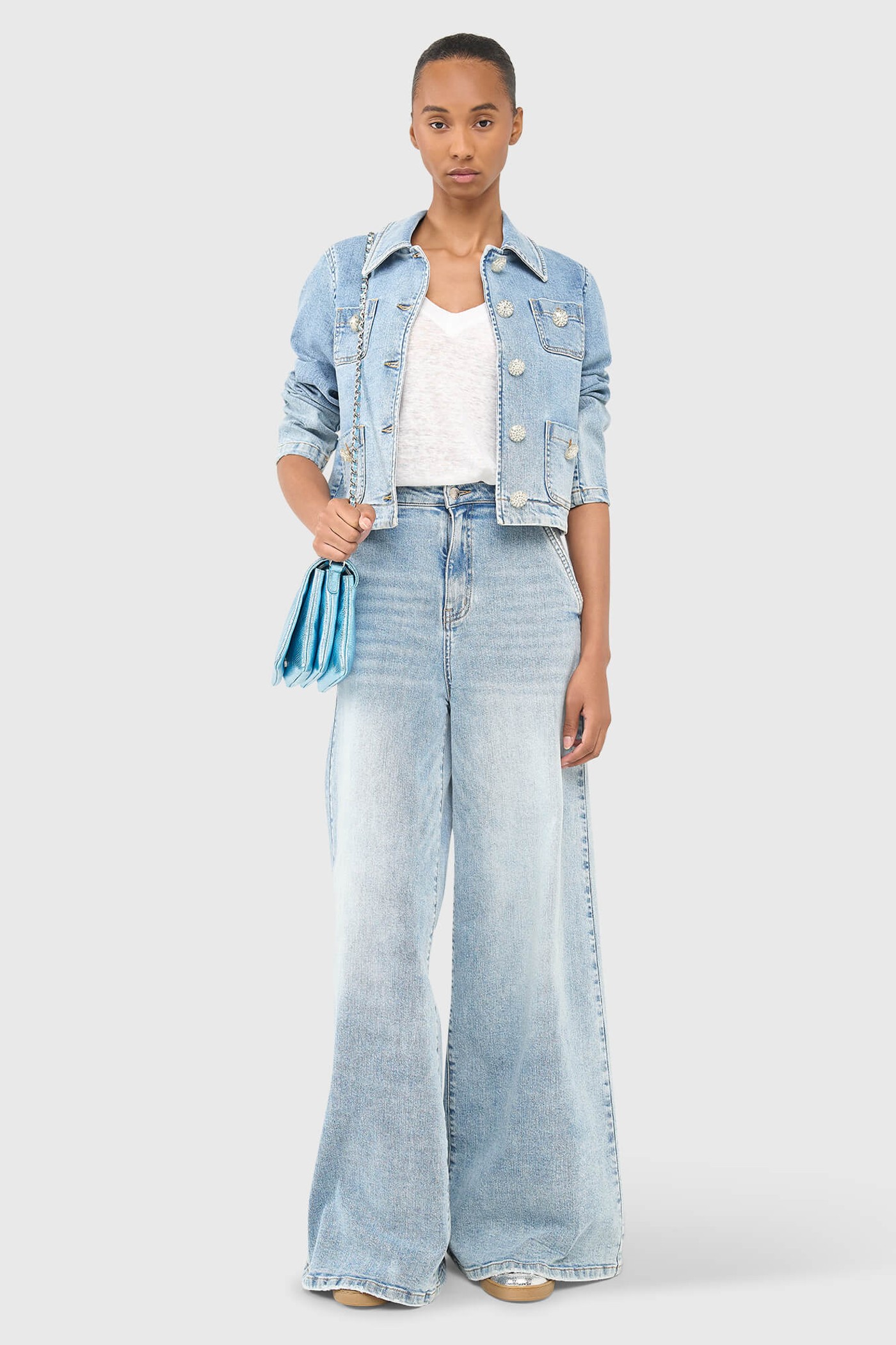 TATUM SPIJKERJACK DENIM