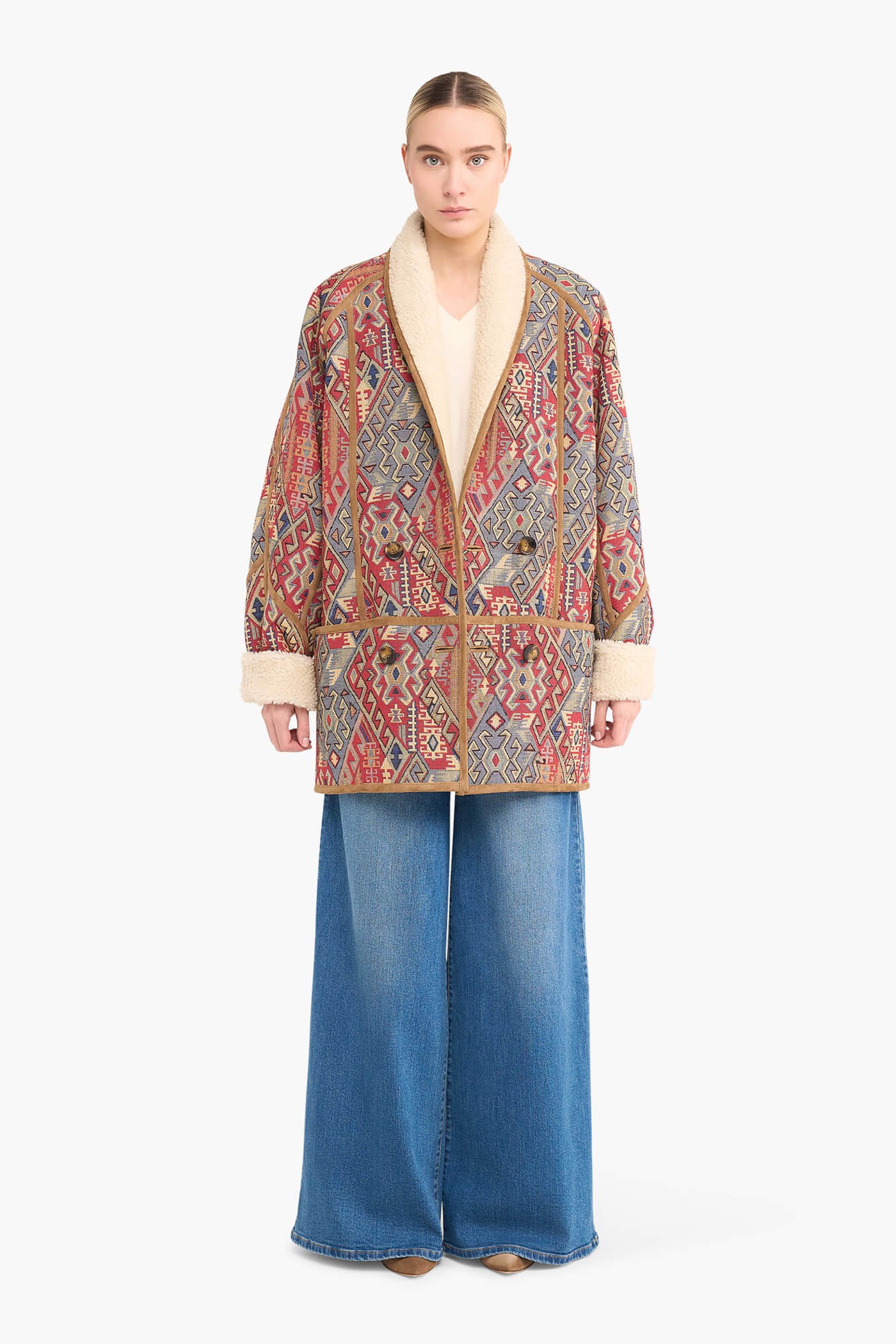 JAS DAMES JACQUARD RAF AZTEC RED