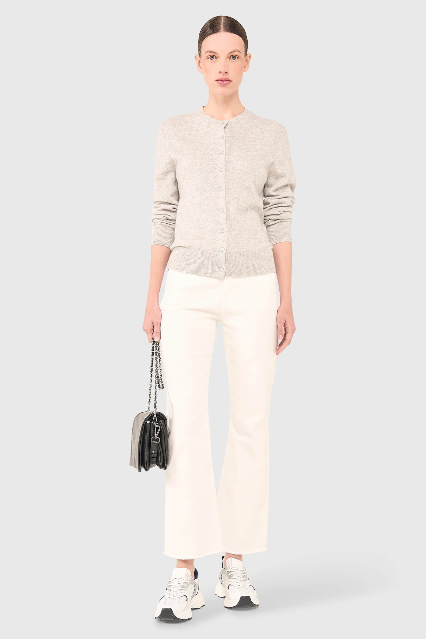 COOPER JEANS KICK FLARED OFF WHITE 000