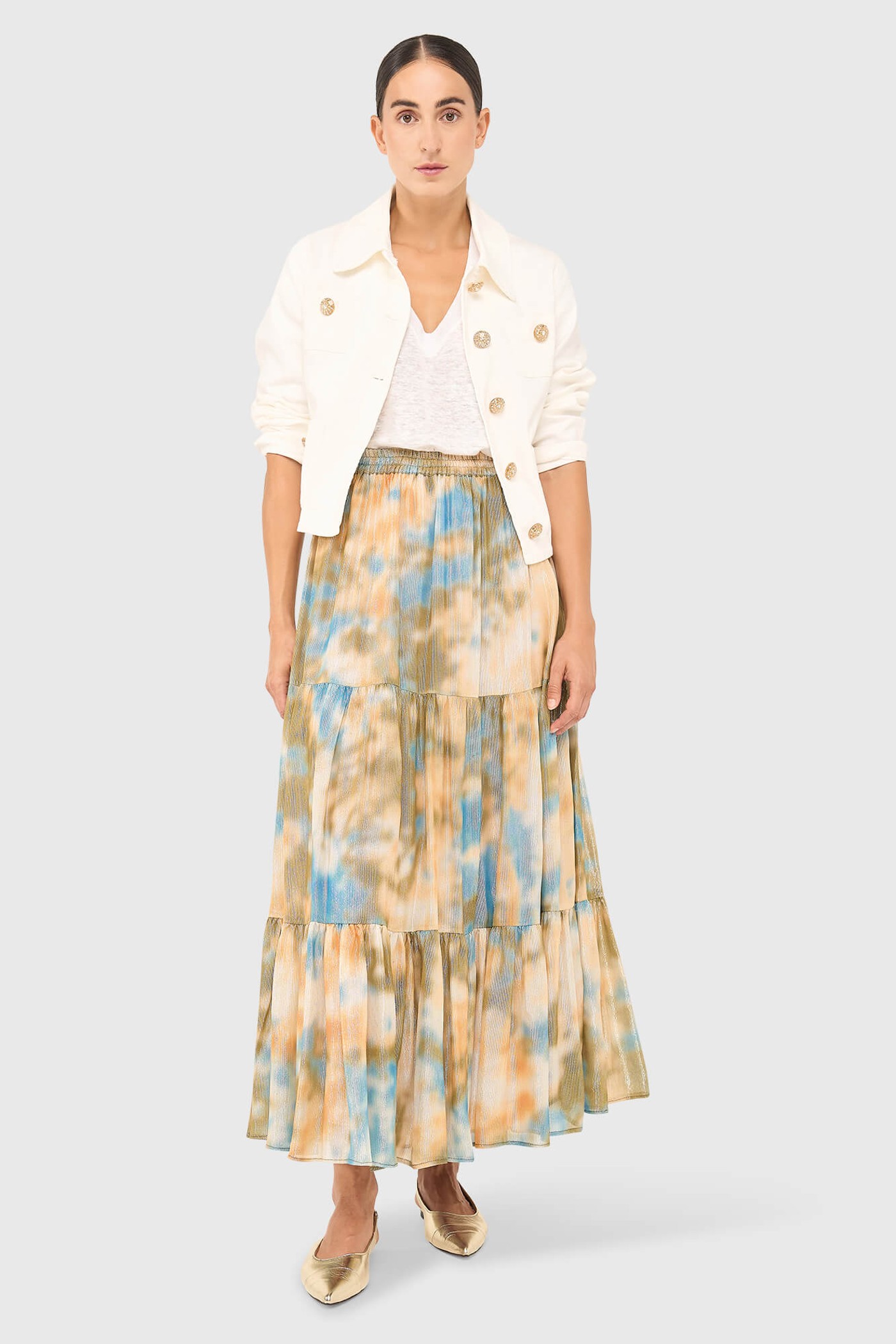 TATUM SPIJKERJACK OFF WHITE