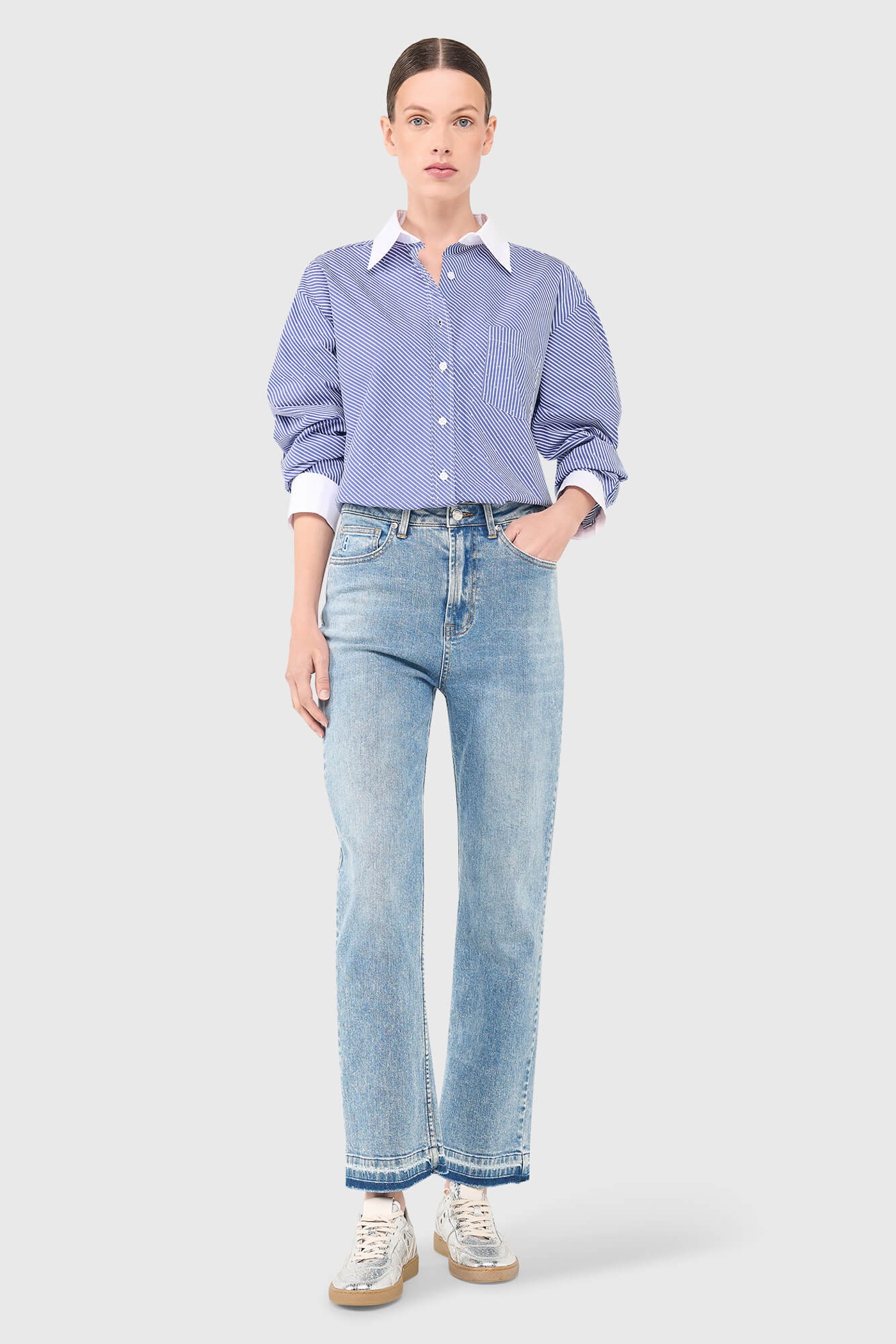 MORGAN JEANS BLAUW 277