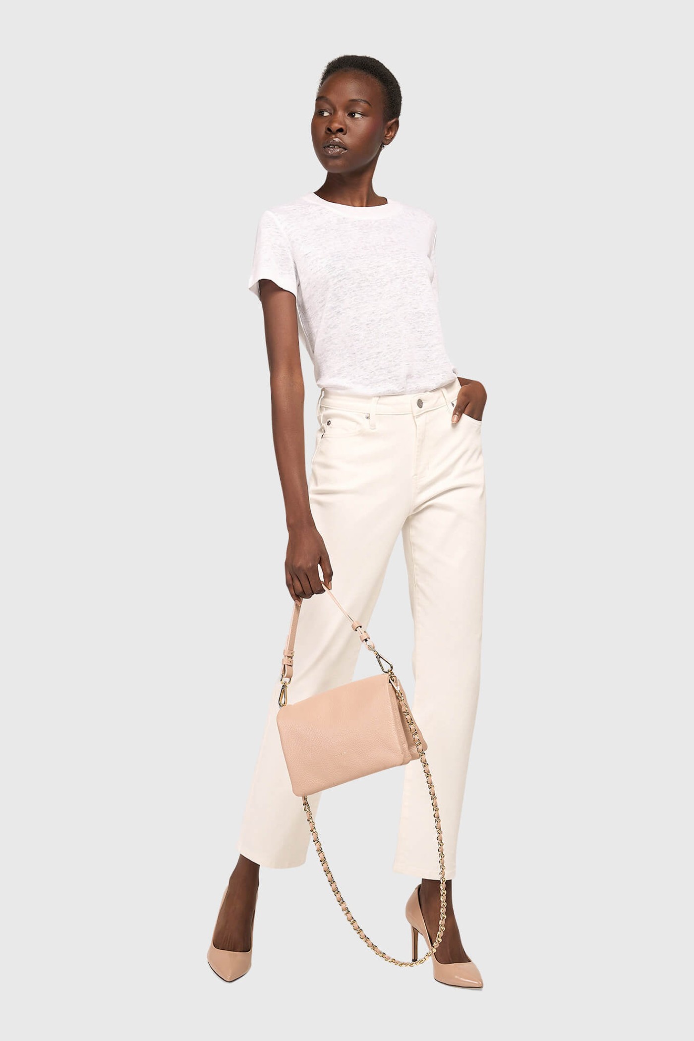 Witte Mom Jeans Cooper Off White 000