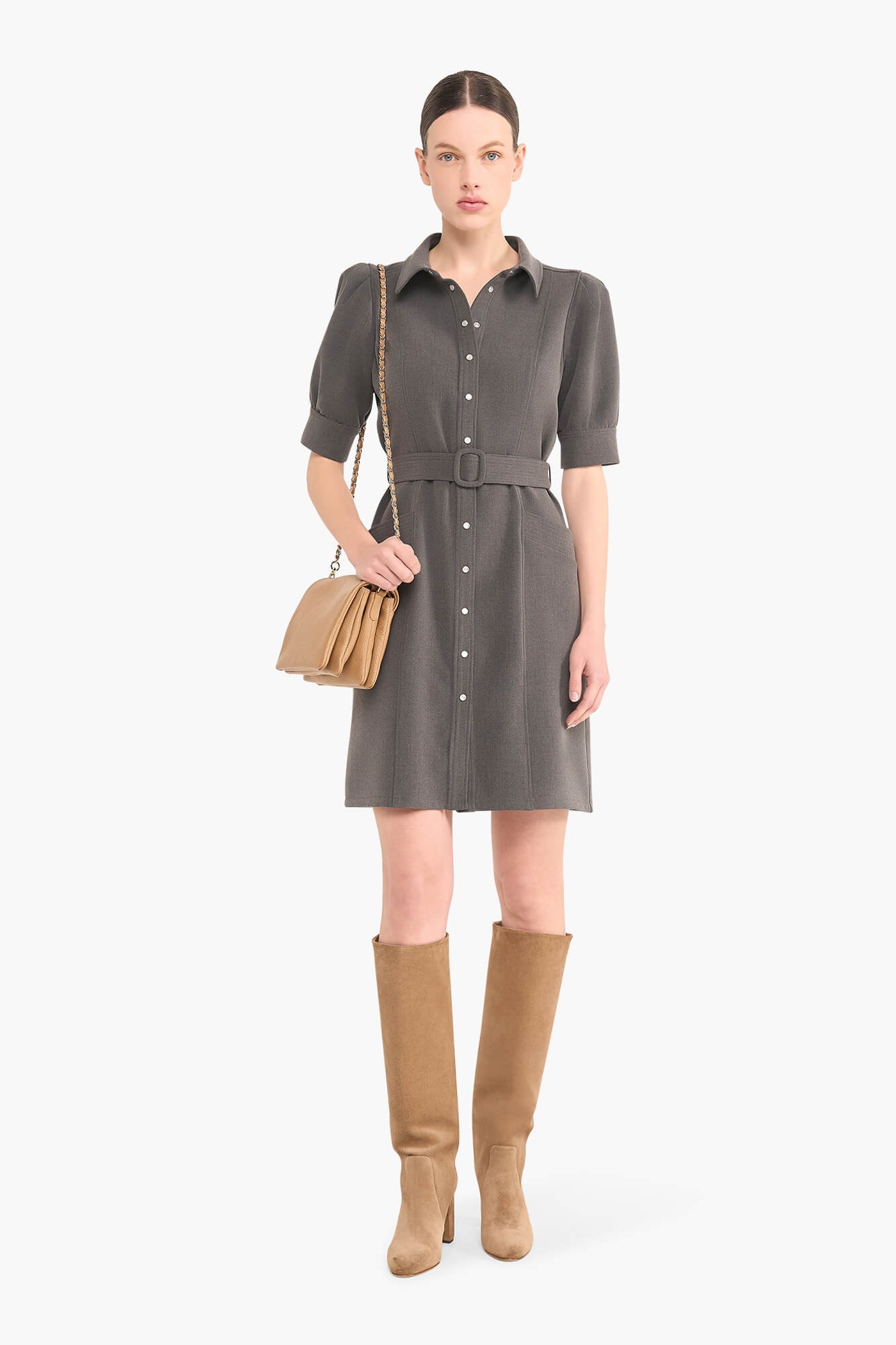 JURK RIEM POF MOUW DRUKKERS BODHI GRIJS